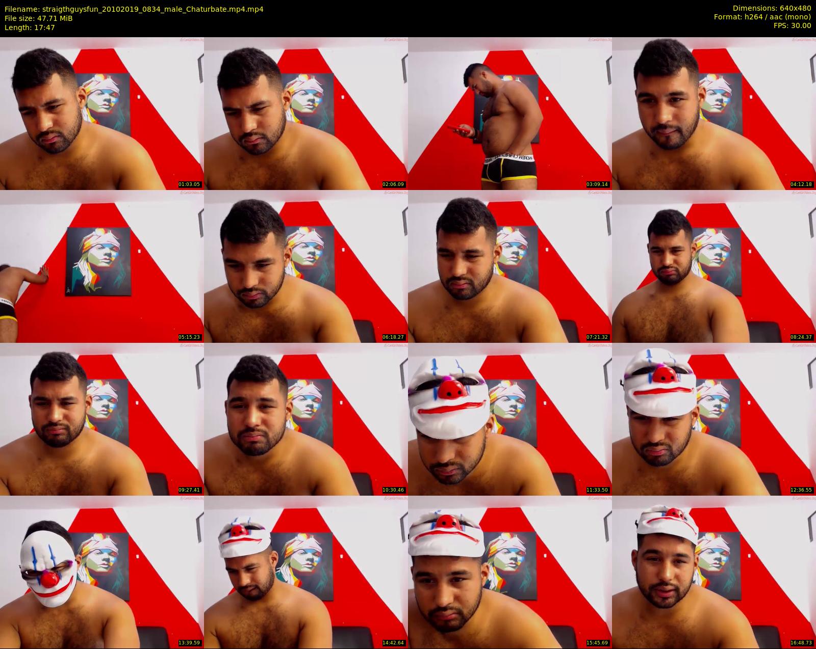 straigthguysfun — 18 minute Chaturbate male cam show recording, 480p, Oct 20, 2019