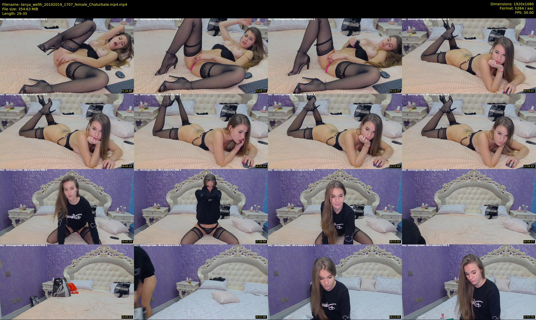 tanya_welth — 30 minute Chaturbate female cam show recording, 1080p, Oct 20, 2019