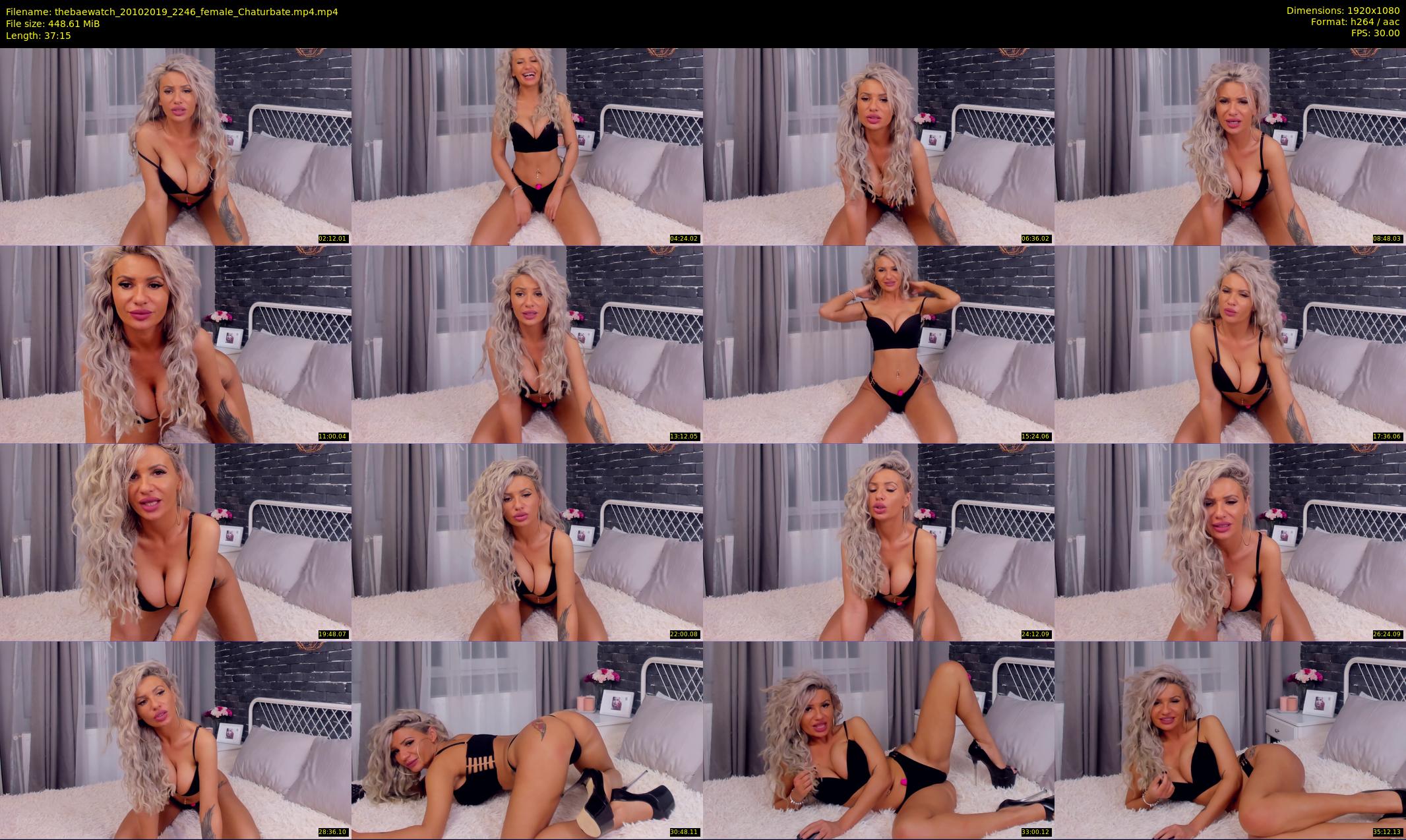 thebaewatch — 38 minute Chaturbate female cam show recording, 1080p, Oct 20, 2019