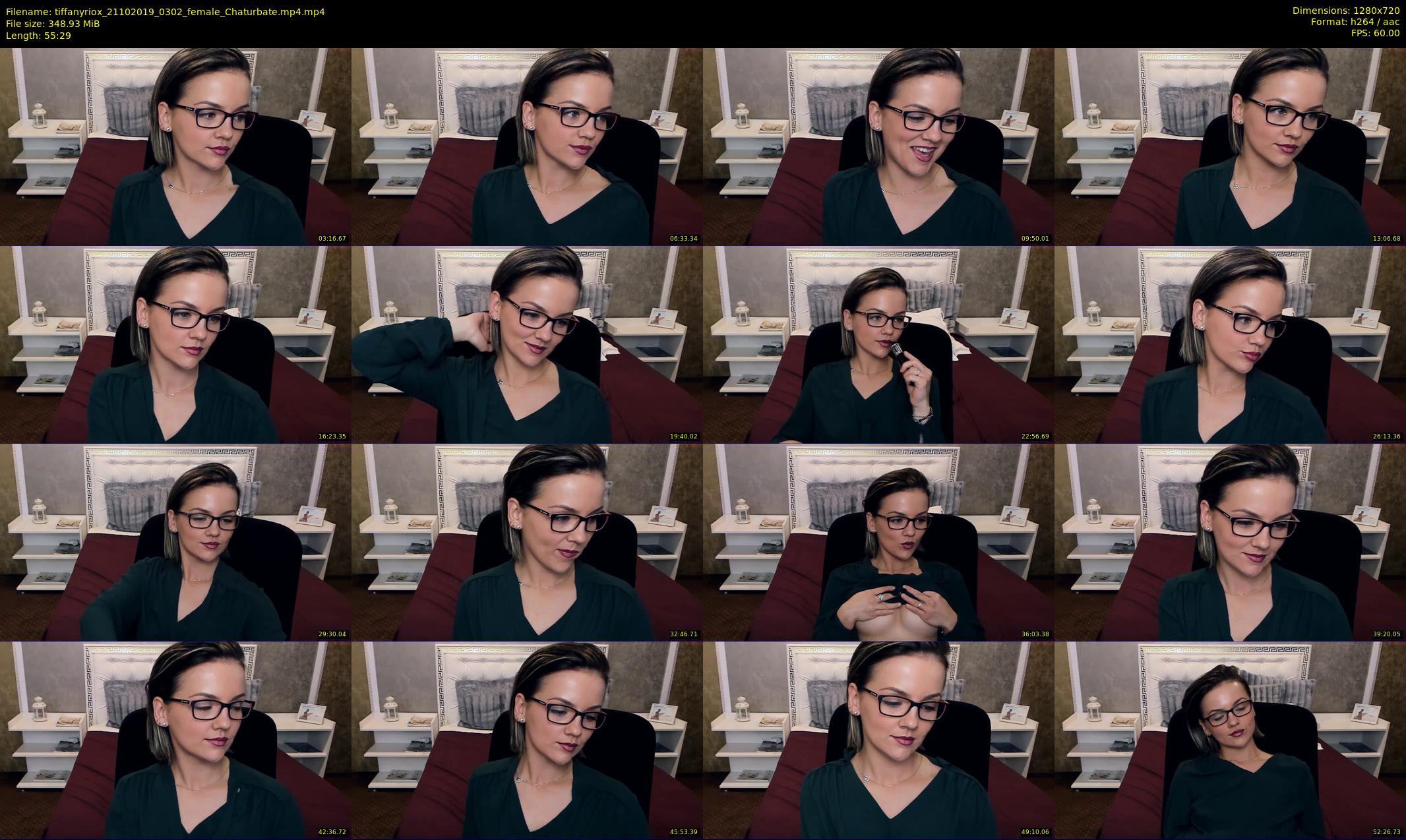tiffanyriox — 56 minute Chaturbate female cam show recording, 720p, Oct 21, 2019