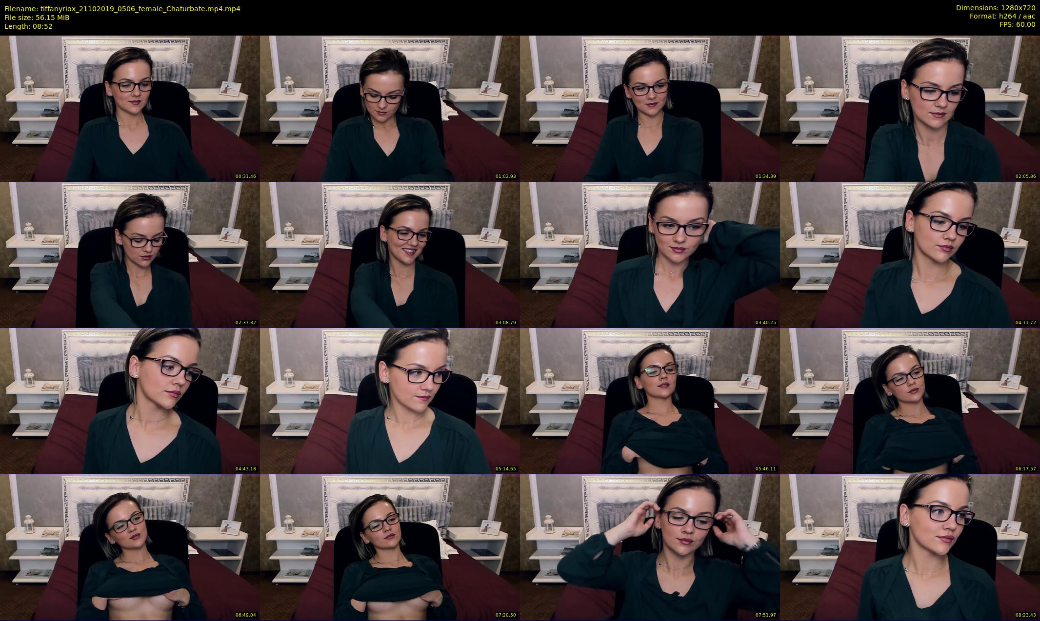 tiffanyriox — 9 minute Chaturbate female cam show recording, 720p, Oct 21, 2019