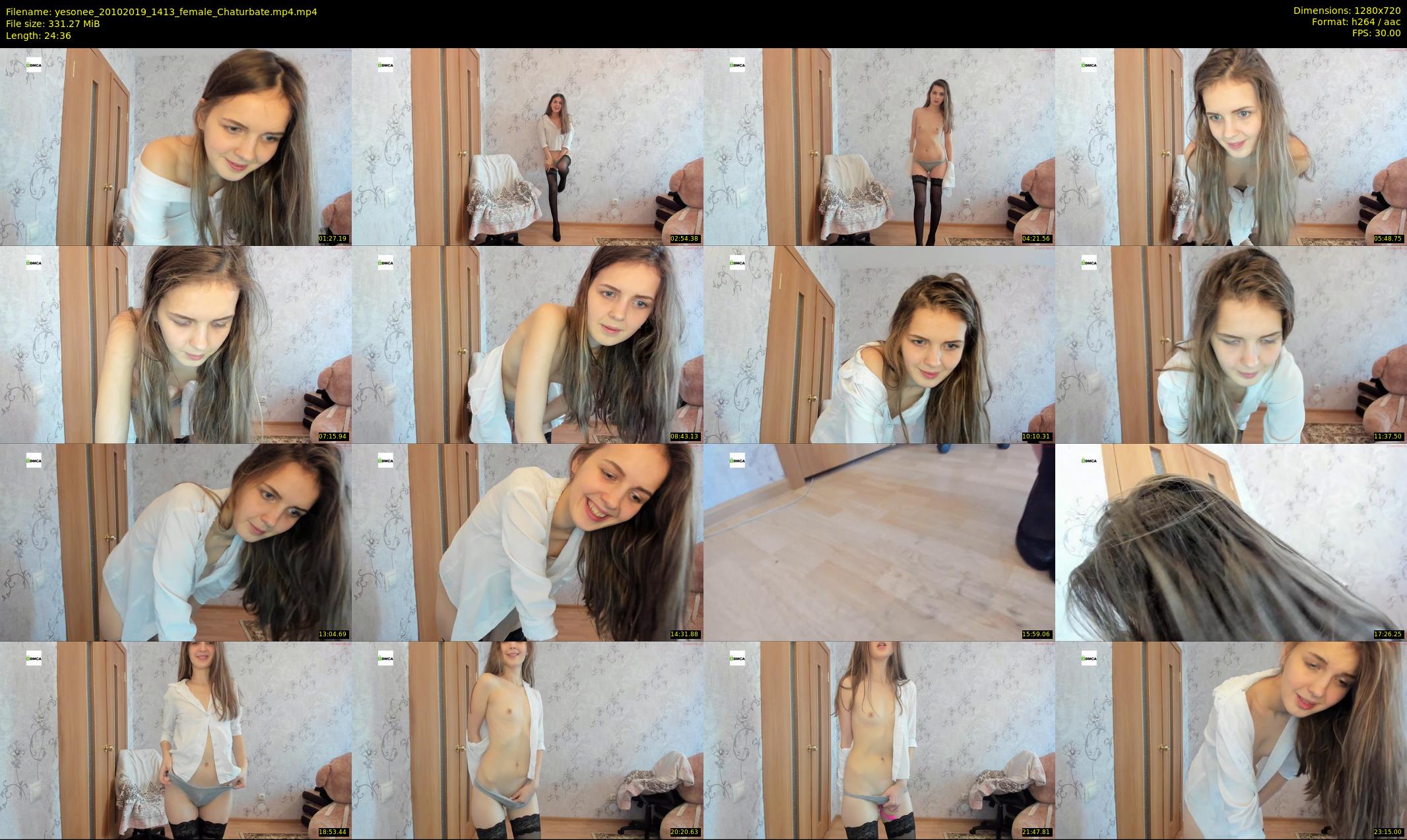 yesonee — 25 minute Chaturbate female cam show recording, 720p, Oct 20, 2019