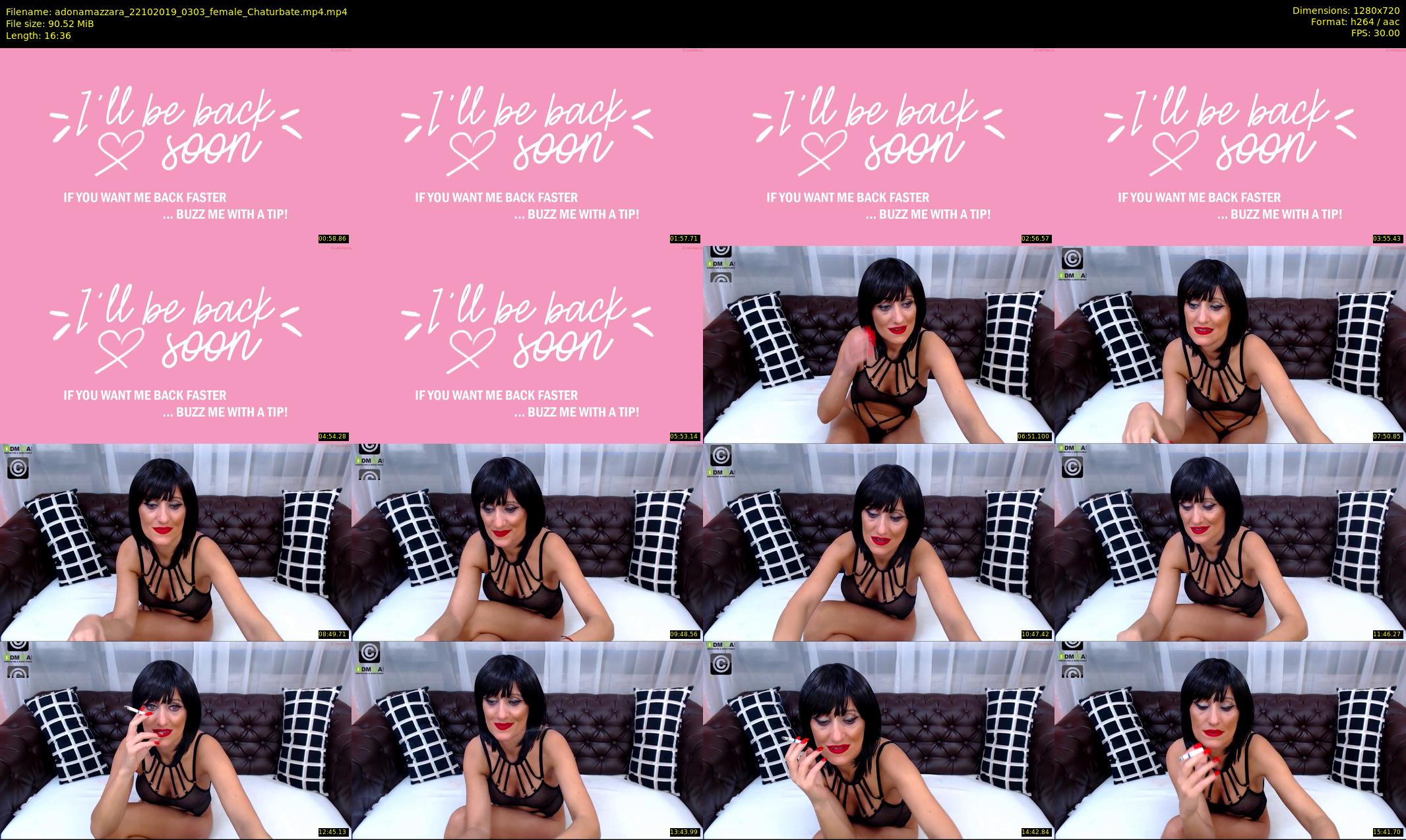 adonamazzara — 17 minute Chaturbate female cam show recording, 720p, Oct 22, 2019
