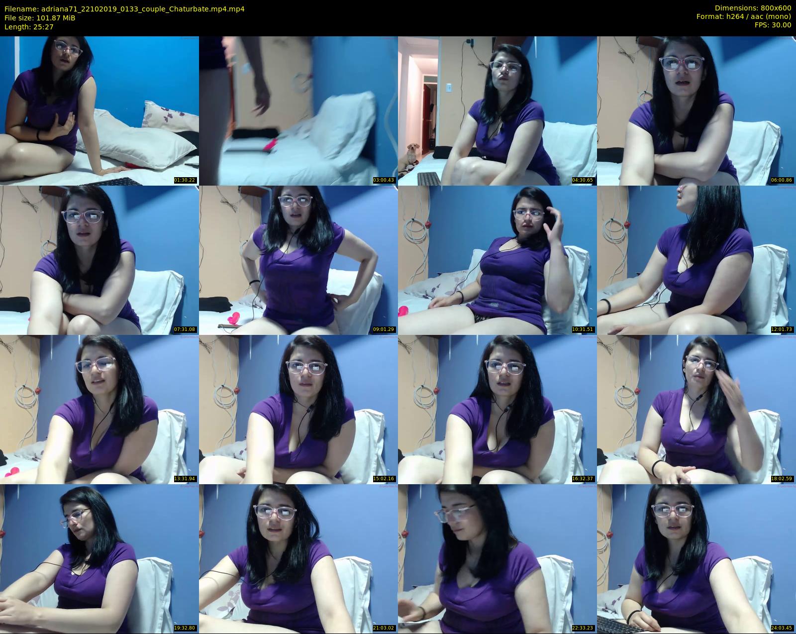 adriana71 — 26 minute Chaturbate couple cam show recording, 480p, Oct 22, 2019