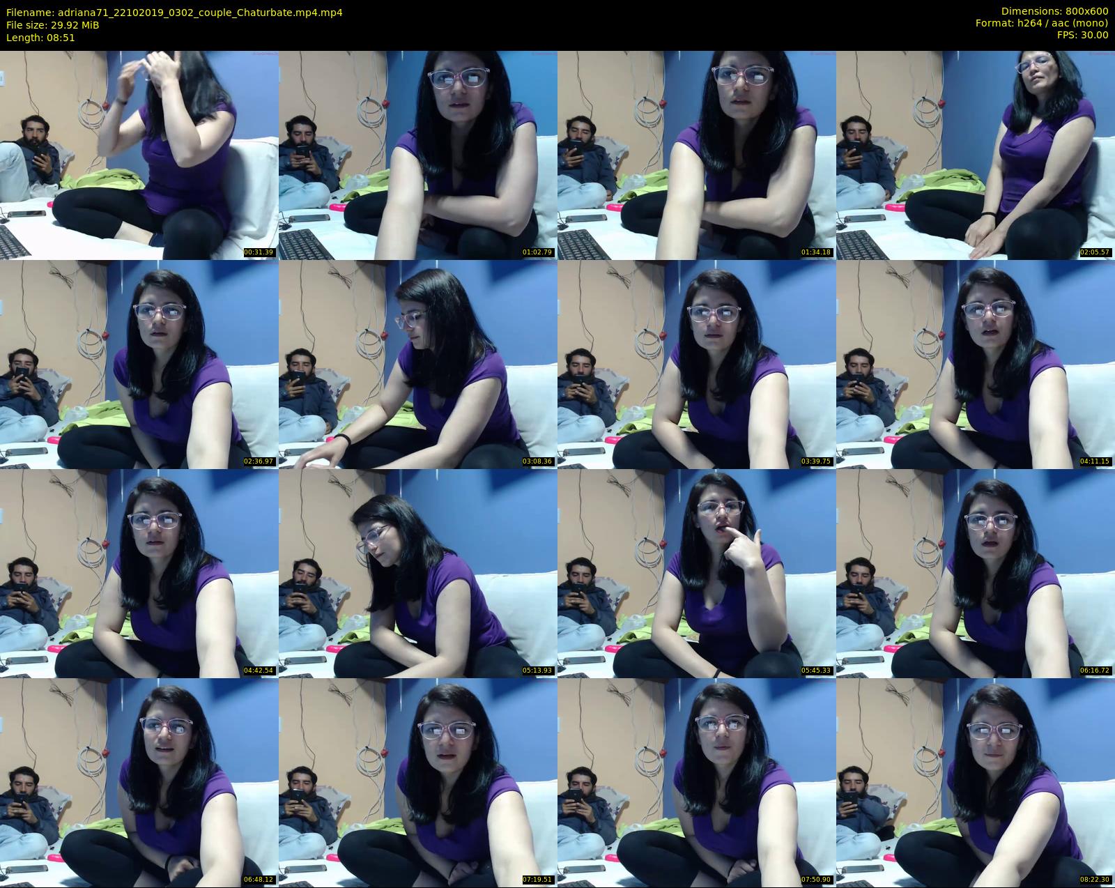 adriana71 — 9 minute Chaturbate couple cam show recording, 480p, Oct 22, 2019