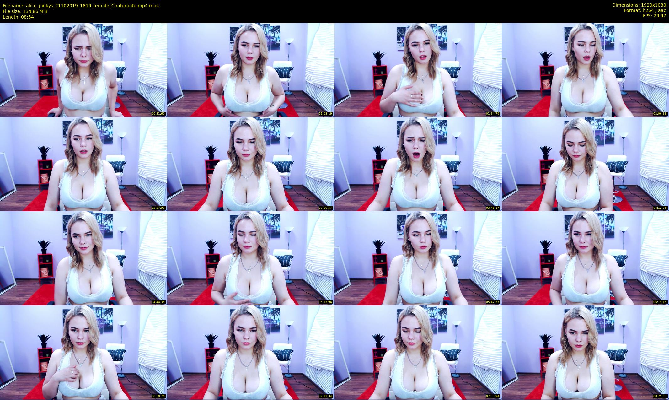 alice_pinkys — 9 minute Chaturbate female cam show recording, 1080p, Oct 21, 2019