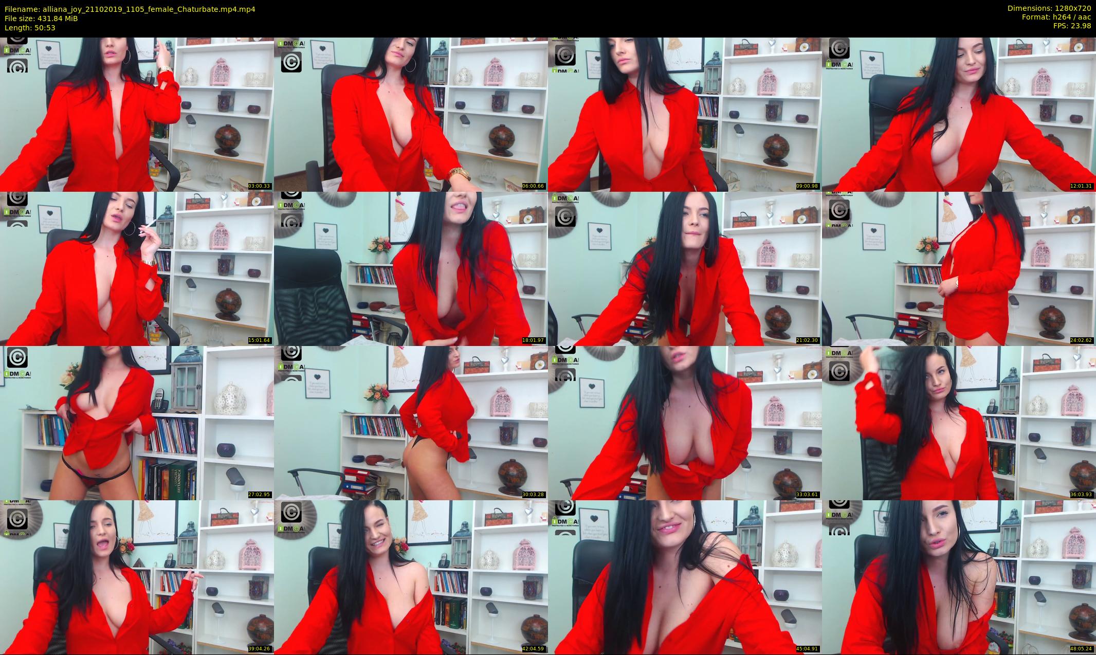 alliana_joy — 51 minute Chaturbate female cam show recording, 720p, Oct 21, 2019