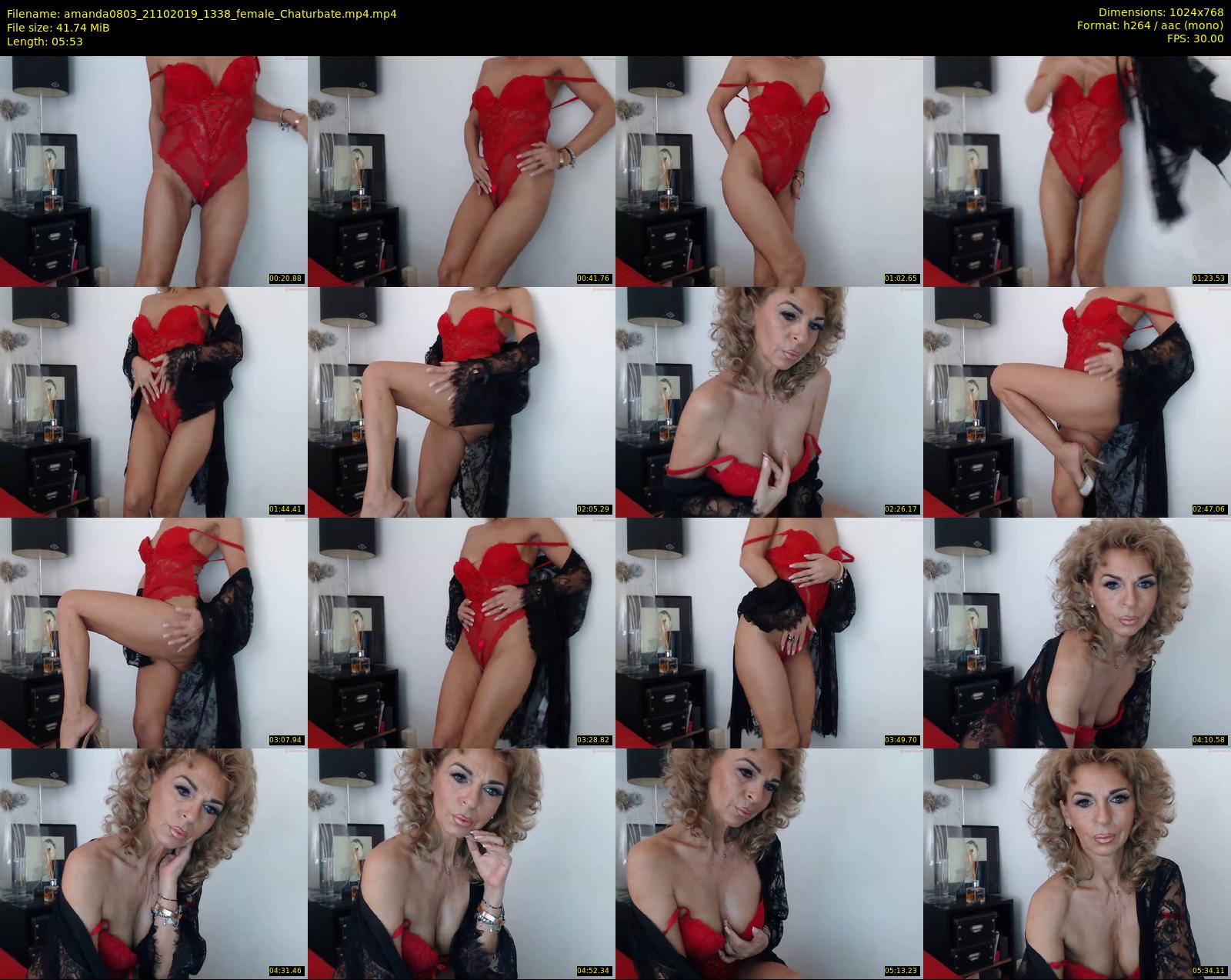 amanda0803 — 6 minute Chaturbate female cam show recording, 720p, Oct 21, 2019