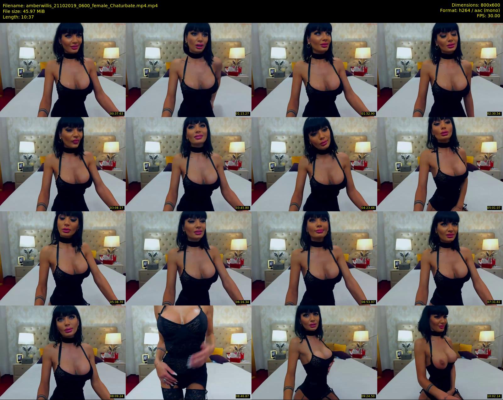 amberwillis — 11 minute Chaturbate female cam show recording, 480p, Oct 21, 2019