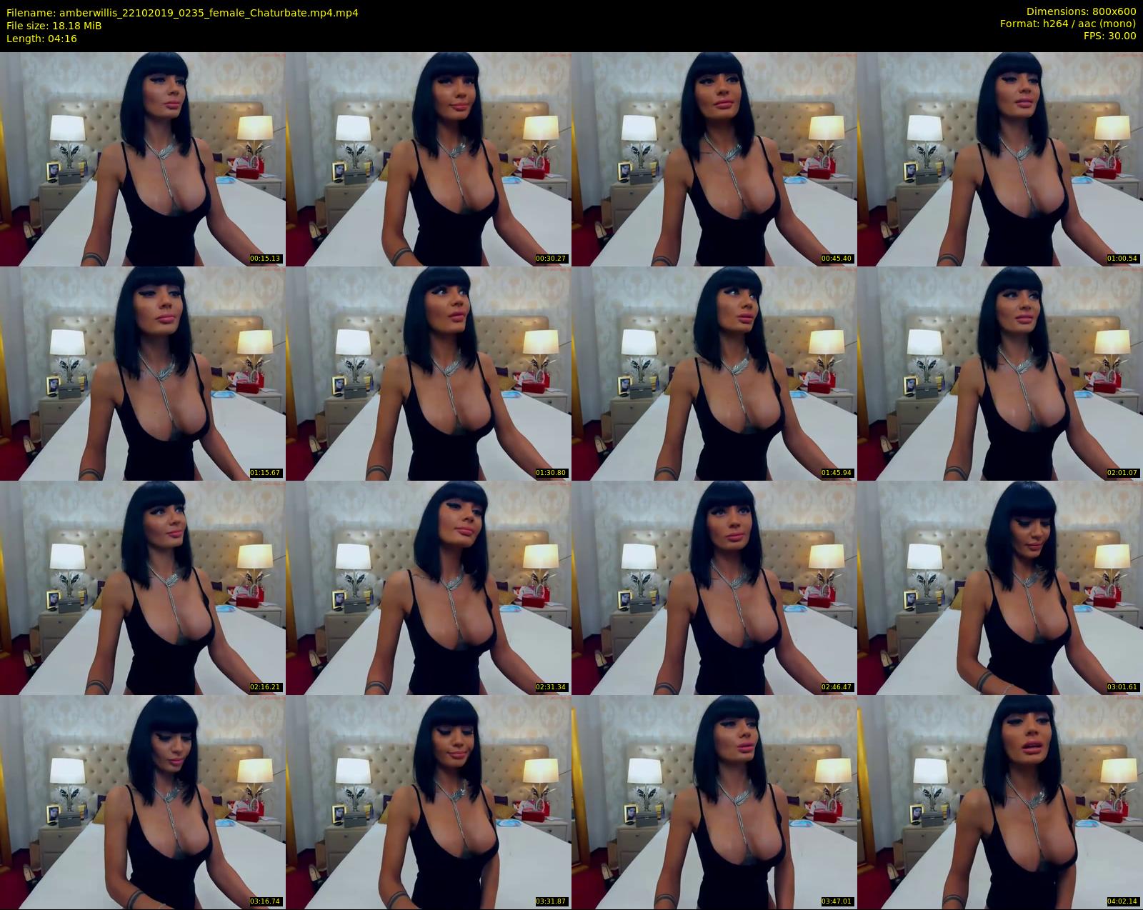 amberwillis — 5 minute Chaturbate female cam show recording, 480p, Oct 22, 2019