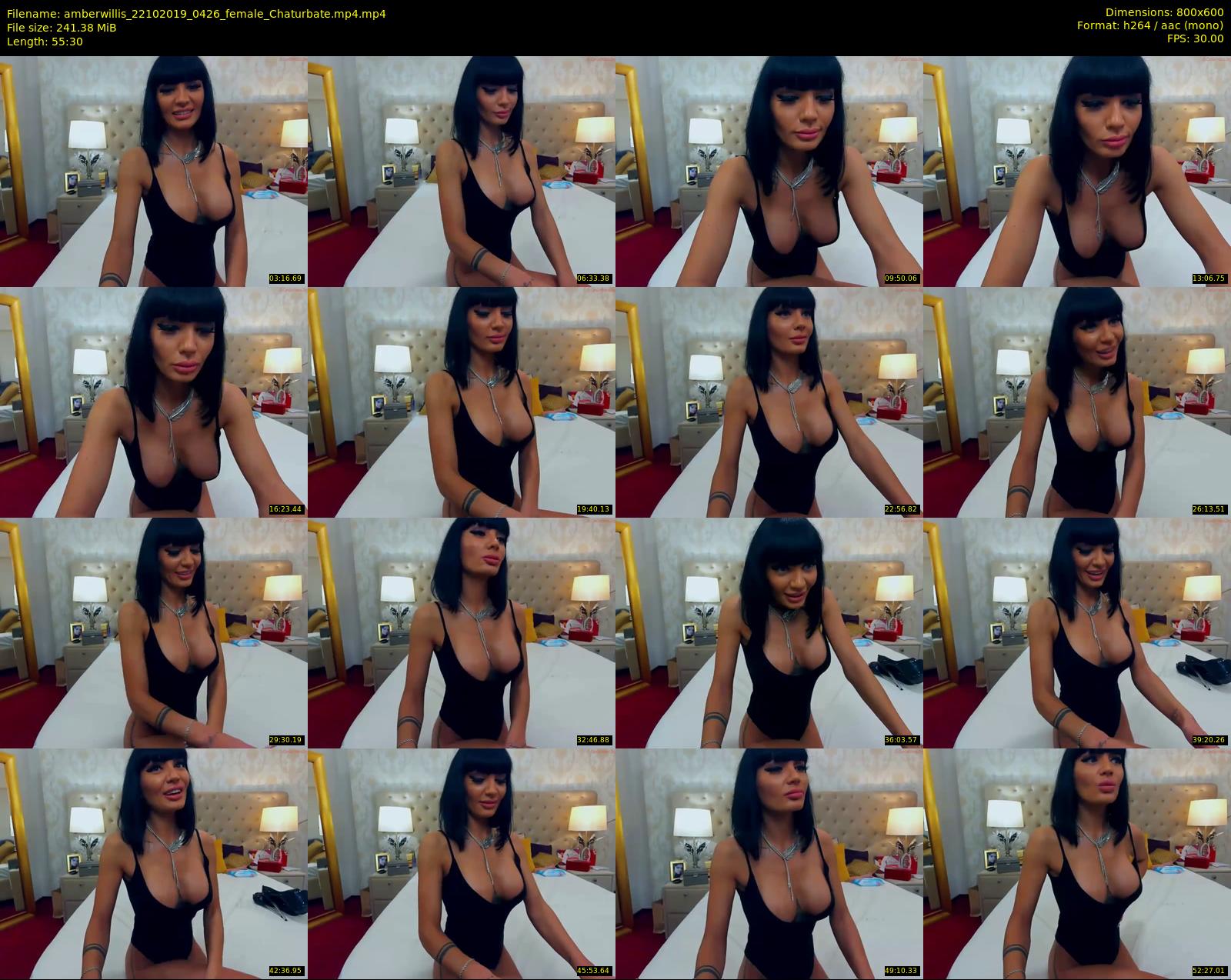 amberwillis — 56 minute Chaturbate female cam show recording, 480p, Oct 22, 2019