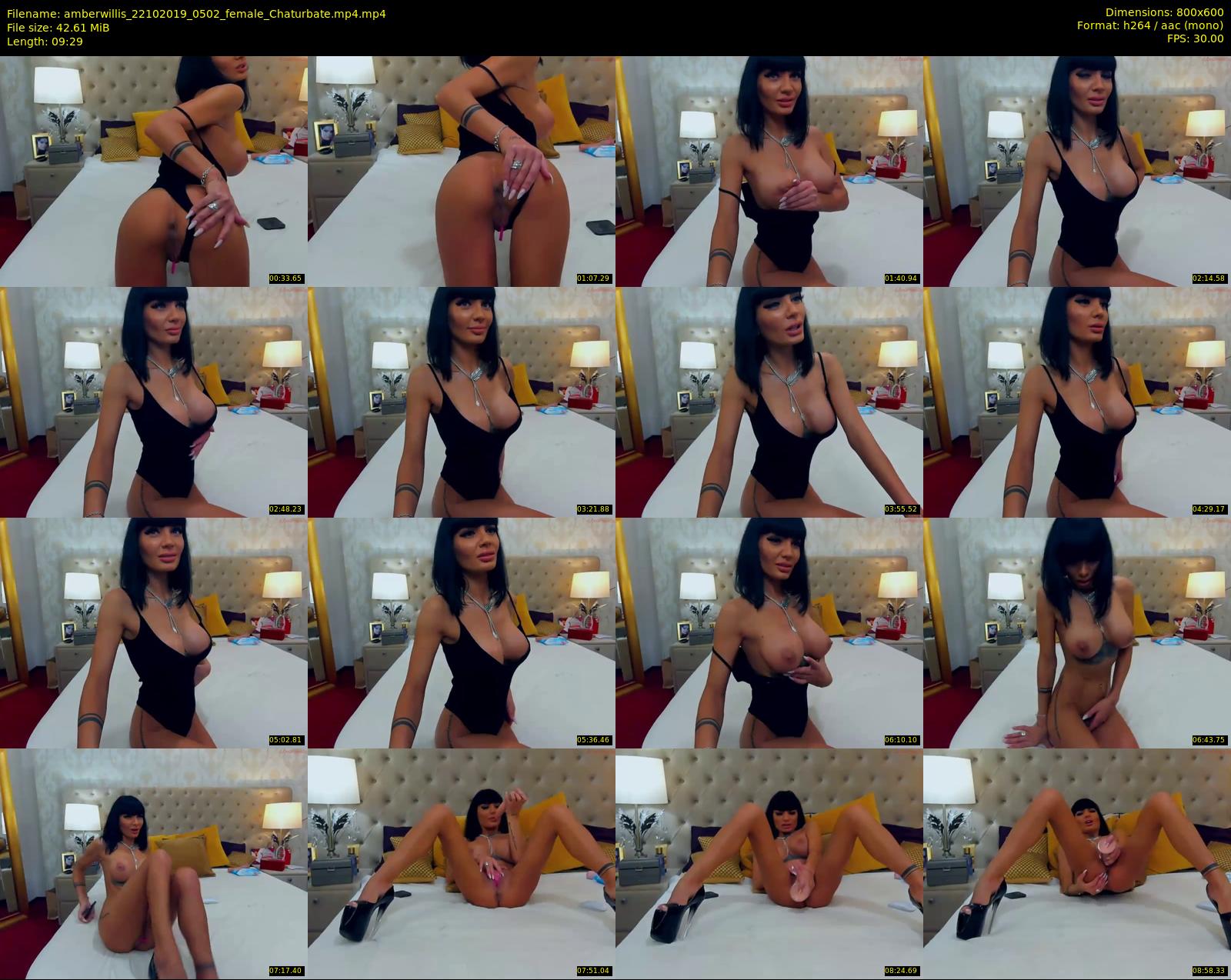 amberwillis — 10 minute Chaturbate female cam show recording, 480p, Oct 22, 2019