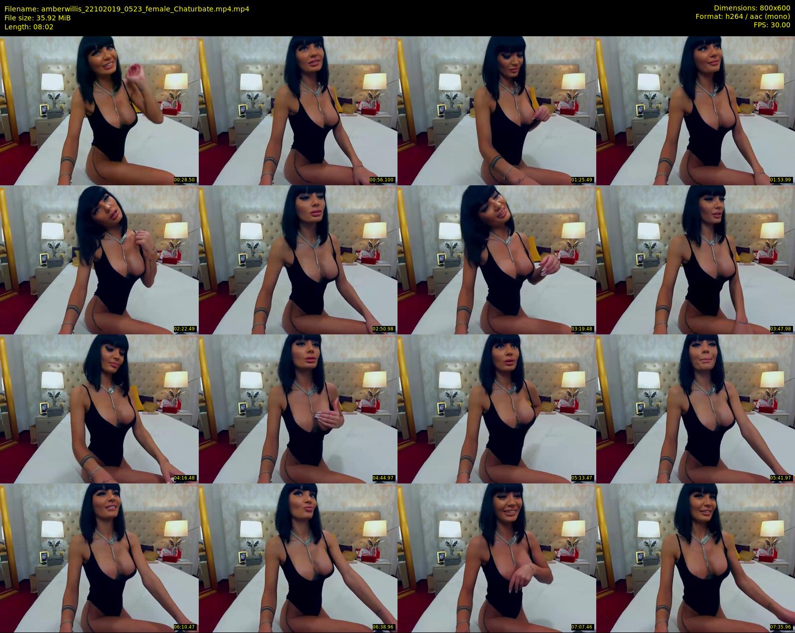 amberwillis — 9 minute Chaturbate female cam show recording, 480p, Oct 22, 2019