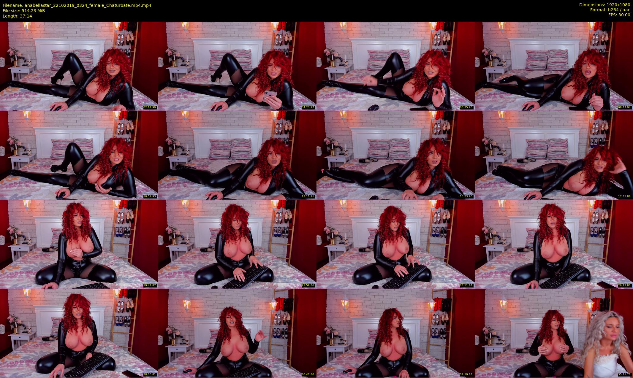 anabellastar — 38 minute Chaturbate female cam show recording, 1080p, Oct 22, 2019