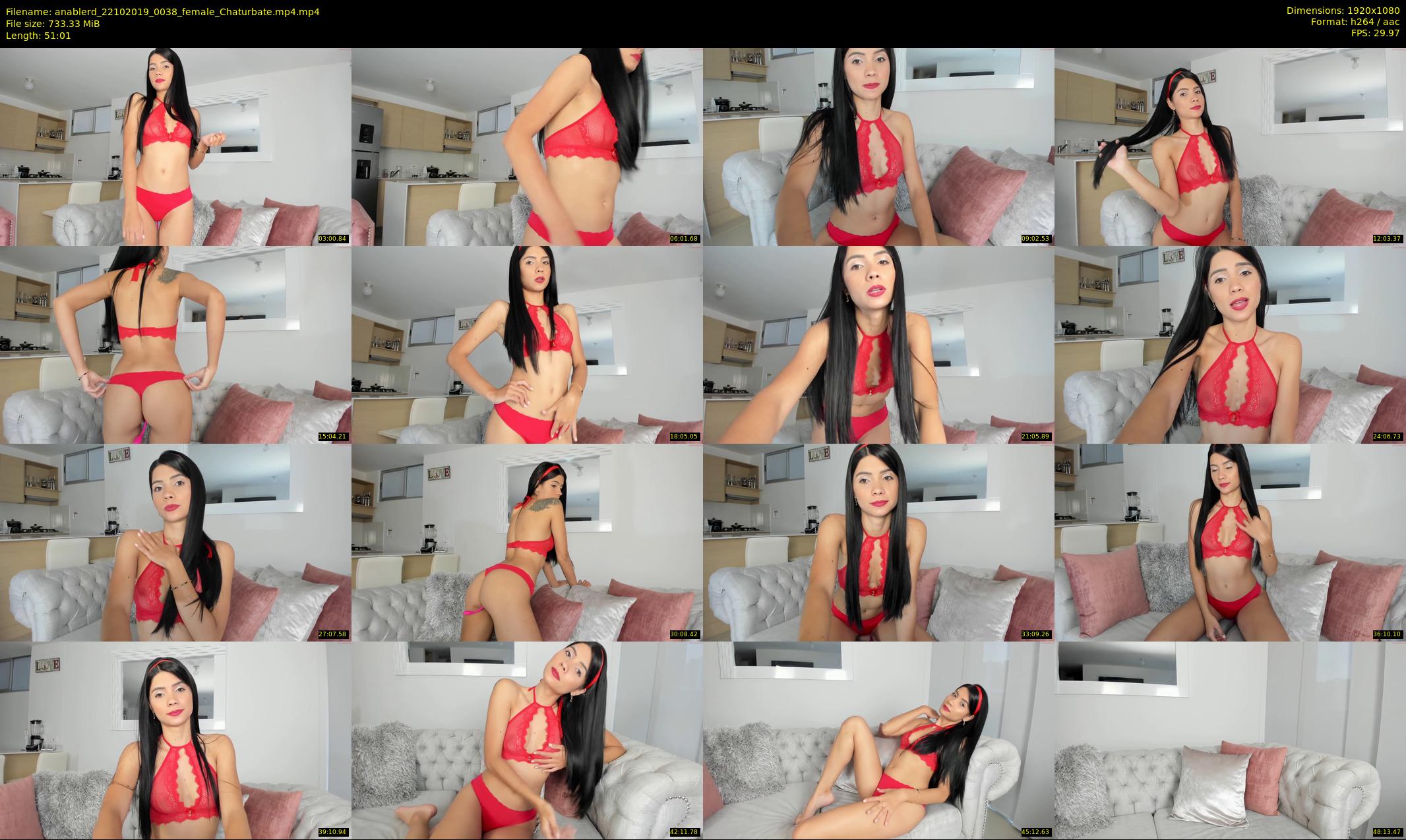 anablerd — 52 minute Chaturbate female cam show recording, 1080p, Oct 22, 2019