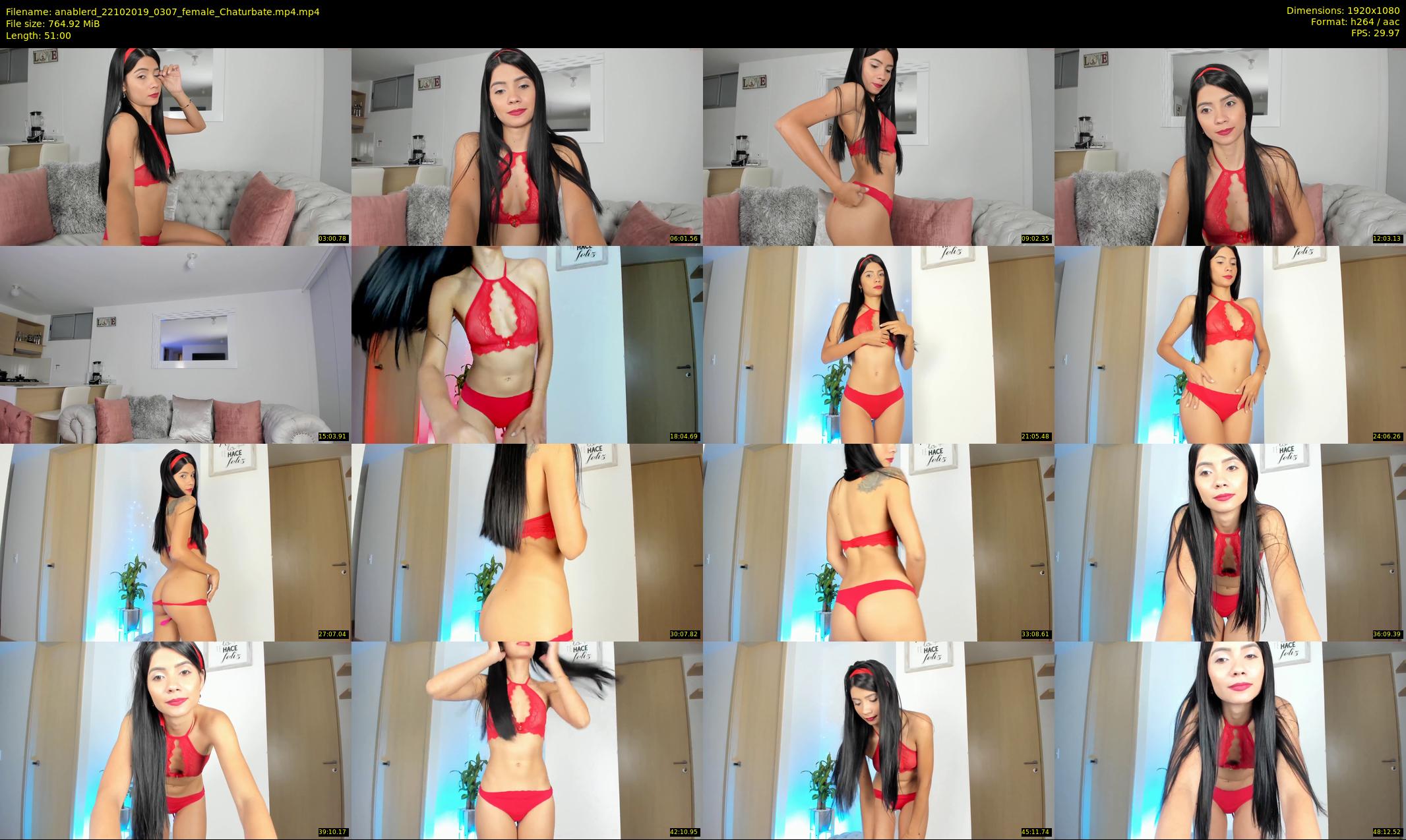 anablerd — 51 minute Chaturbate female cam show recording, 1080p, Oct 22, 2019