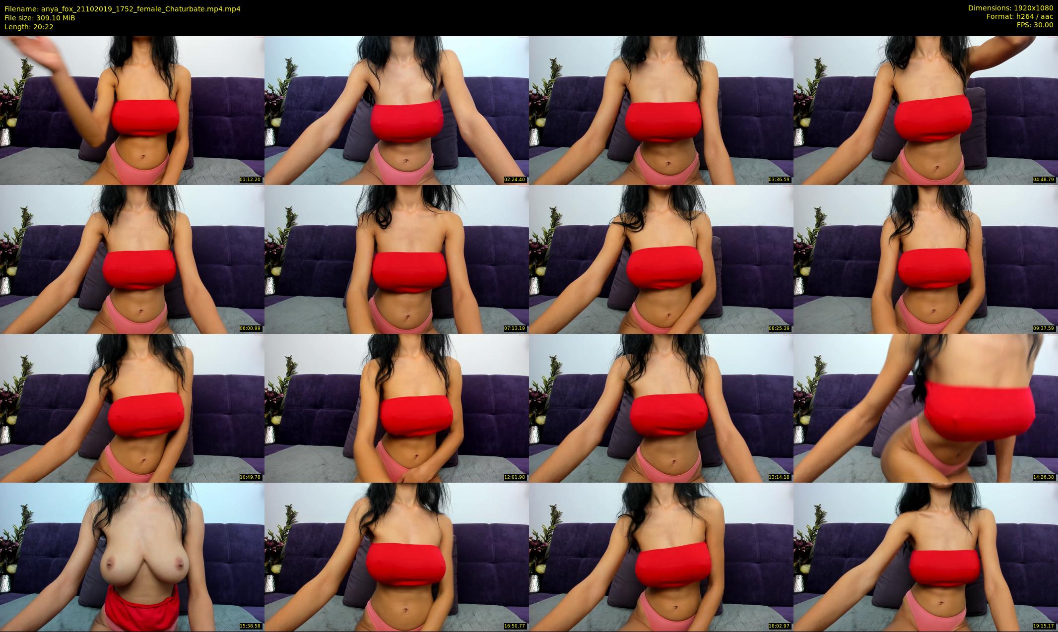 anya_fox — 21 minute Chaturbate female cam show recording, 1080p, Oct 21, 2019