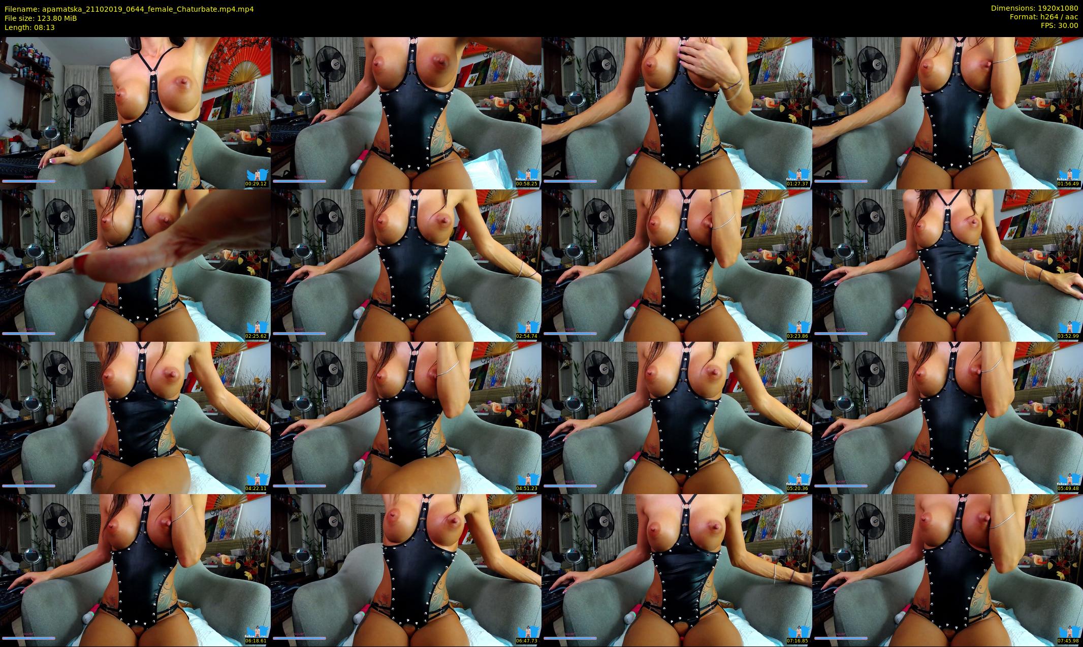 apamatska — 9 minute Chaturbate female cam show recording, 1080p, Oct 21, 2019