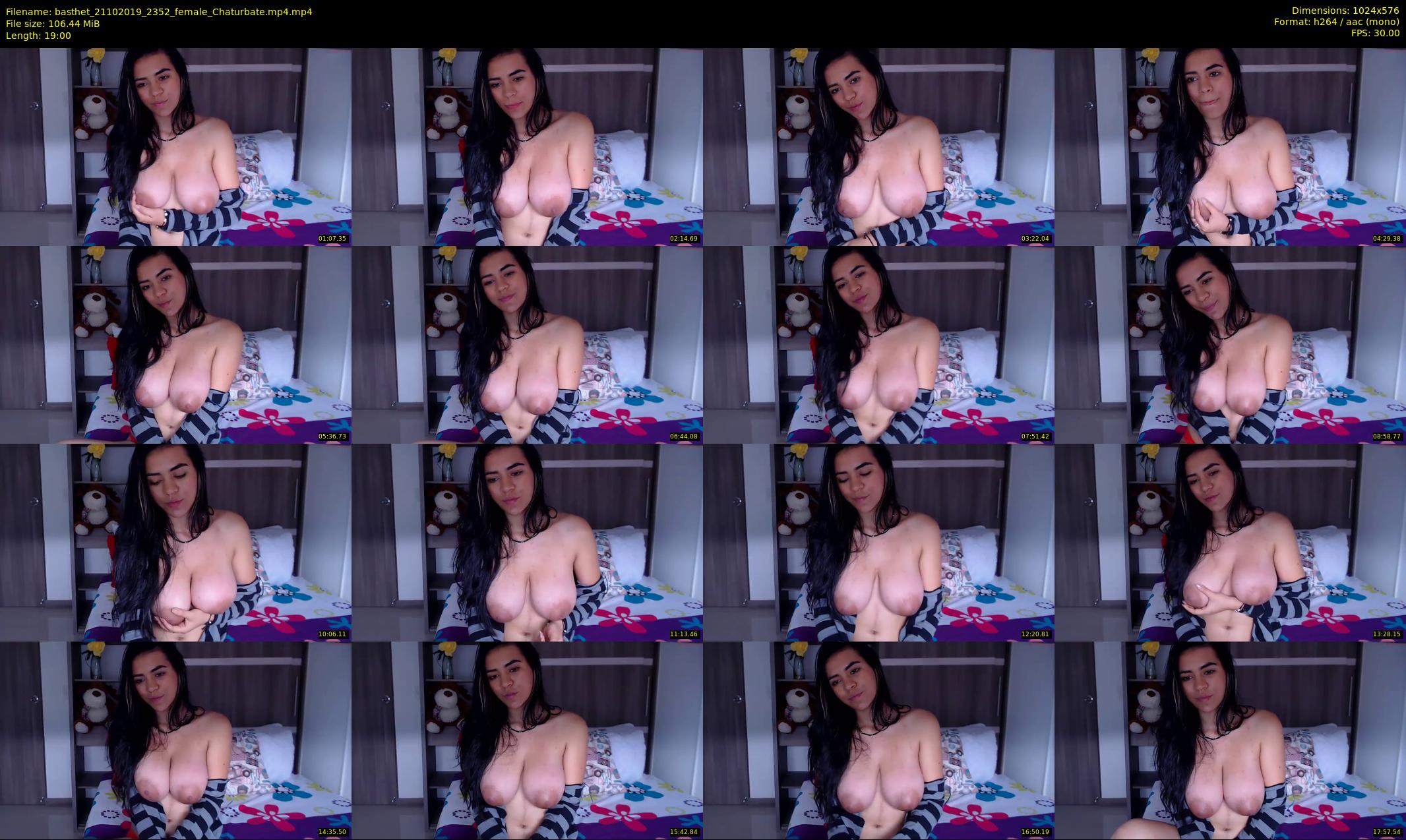 basthet — 19 minute Chaturbate female cam show recording, 480p, Oct 21, 2019