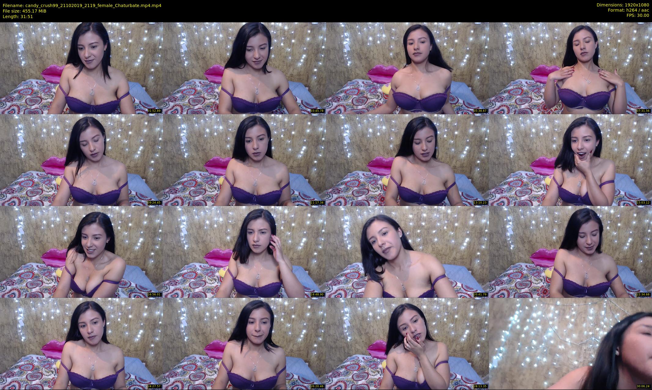 candy_crush99 — 32 minute Chaturbate female cam show recording, 1080p, Oct 21, 2019