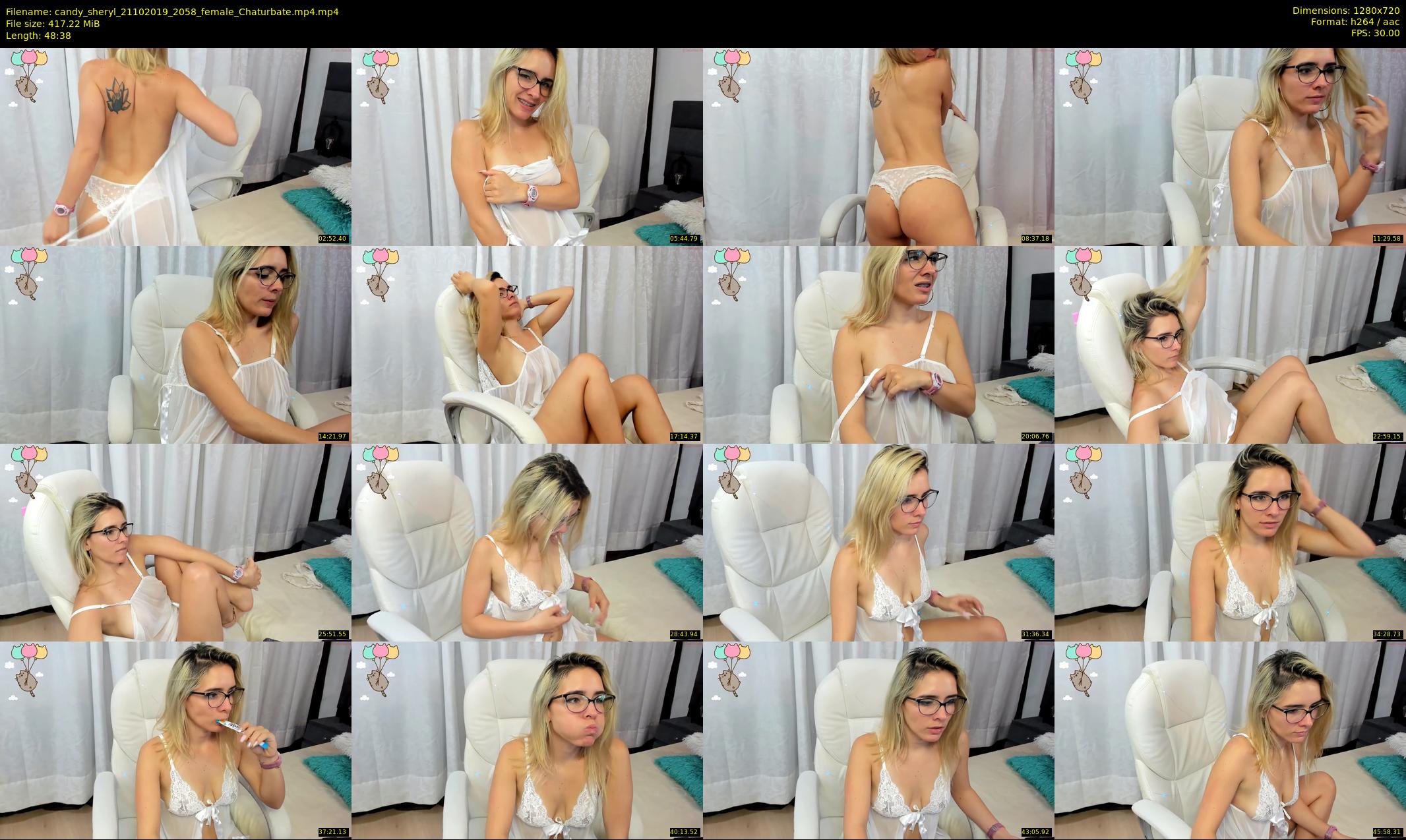 candy_sheryl — 49 minute Chaturbate female cam show recording, 720p, Oct 21, 2019