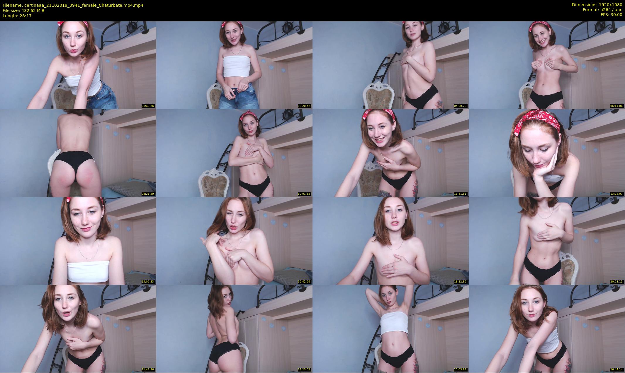 certinaaa — 29 minute Chaturbate female cam show recording, 1080p, Oct 21, 2019