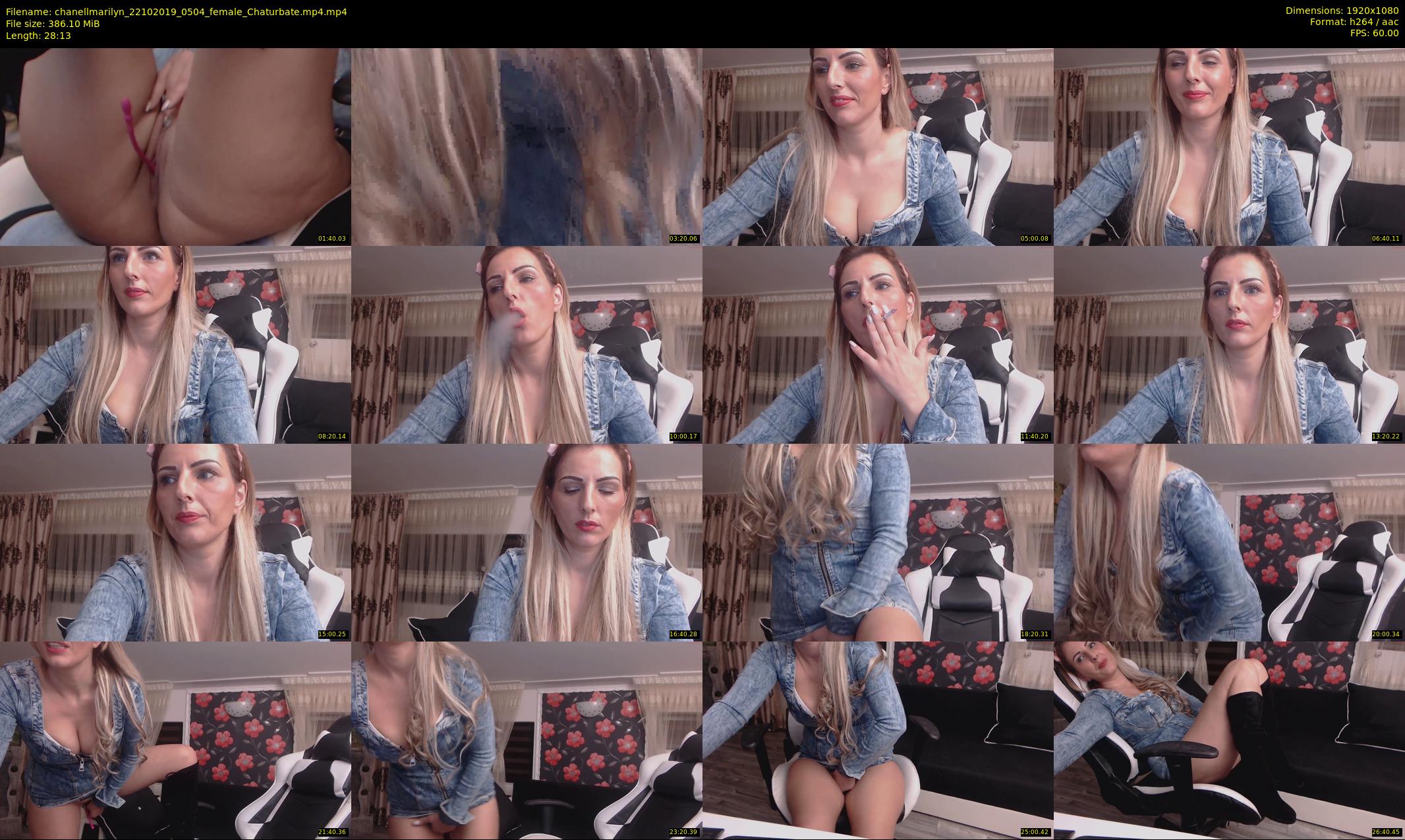 chanellmarilyn — 29 minute Chaturbate female cam show recording, 1080p, Oct 22, 2019