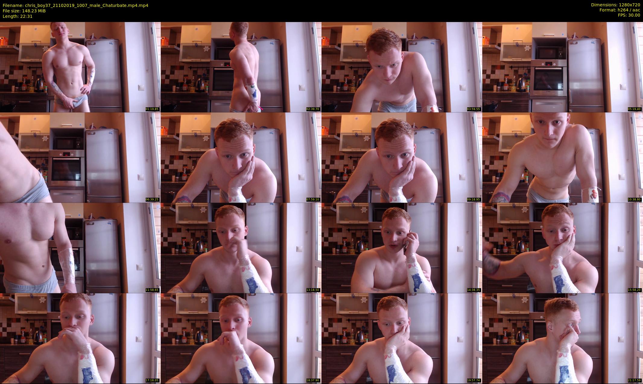 chris_boy37 — 23 minute Chaturbate male cam show recording, 720p, Oct 21, 2019