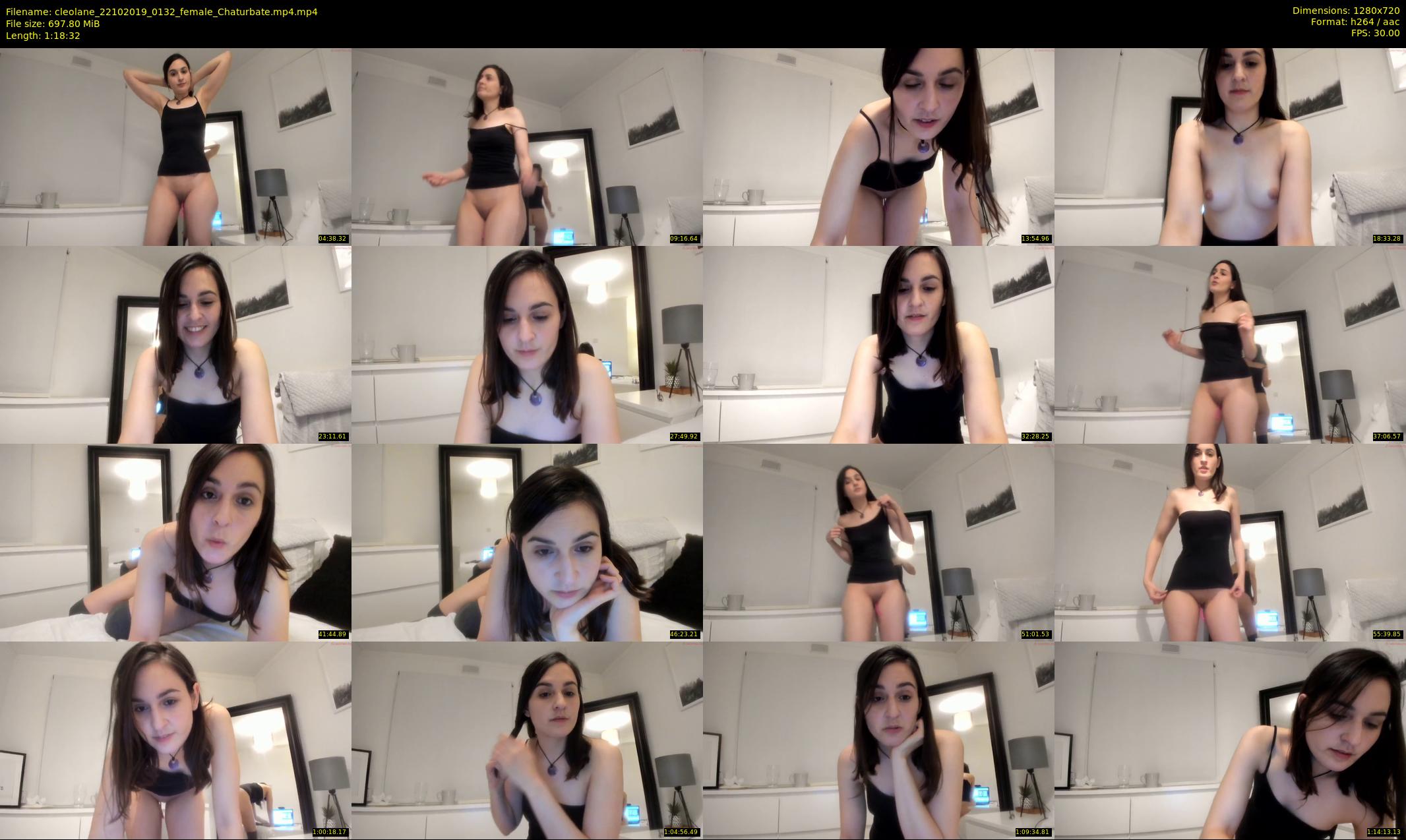 cleolane — 79 minute Chaturbate female cam show recording, 720p, Oct 22, 2019