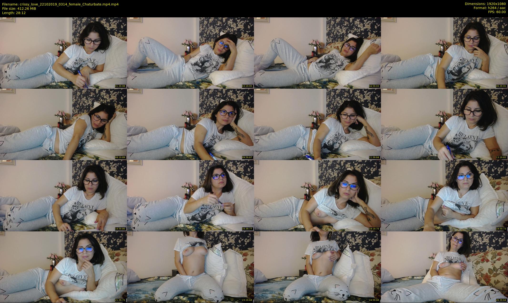 crissy_love — 29 minute Chaturbate female cam show recording, 1080p, Oct 22, 2019