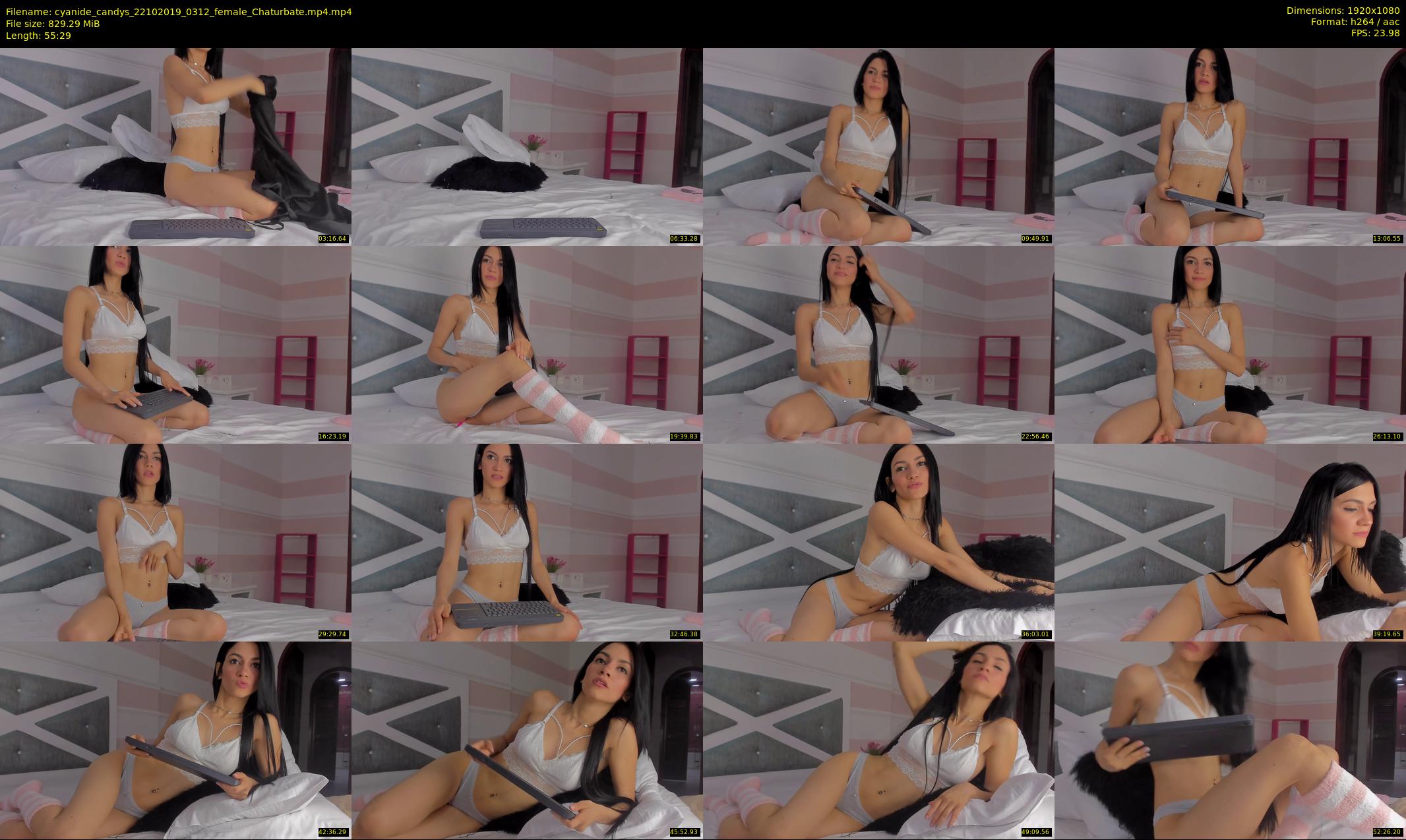 cyanide_candys — 56 minute Chaturbate female cam show recording, 1080p, Oct 22, 2019