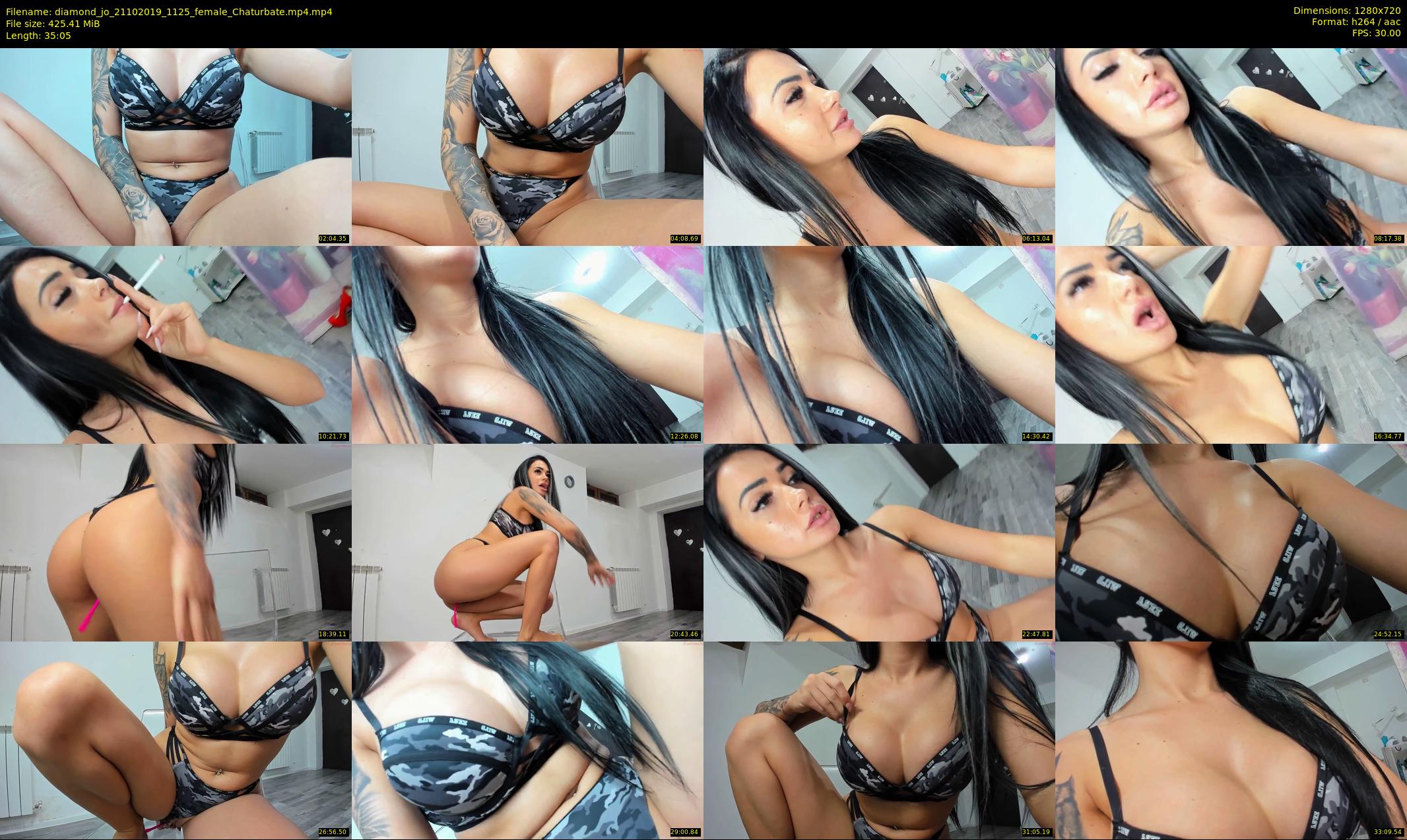 diamond_jo — 36 minute Chaturbate female cam show recording, 720p, Oct 21, 2019