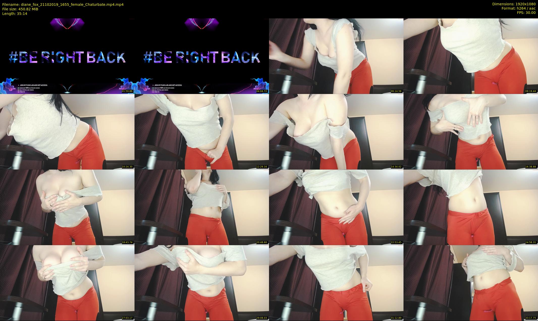diane_fox — 36 minute Chaturbate female cam show recording, 1080p, Oct 21, 2019