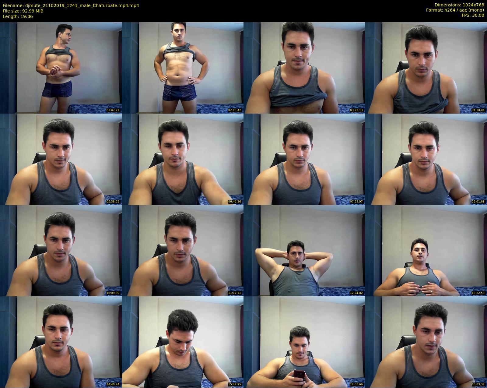 djmute — 20 minute Chaturbate male cam show recording, 720p, Oct 21, 2019