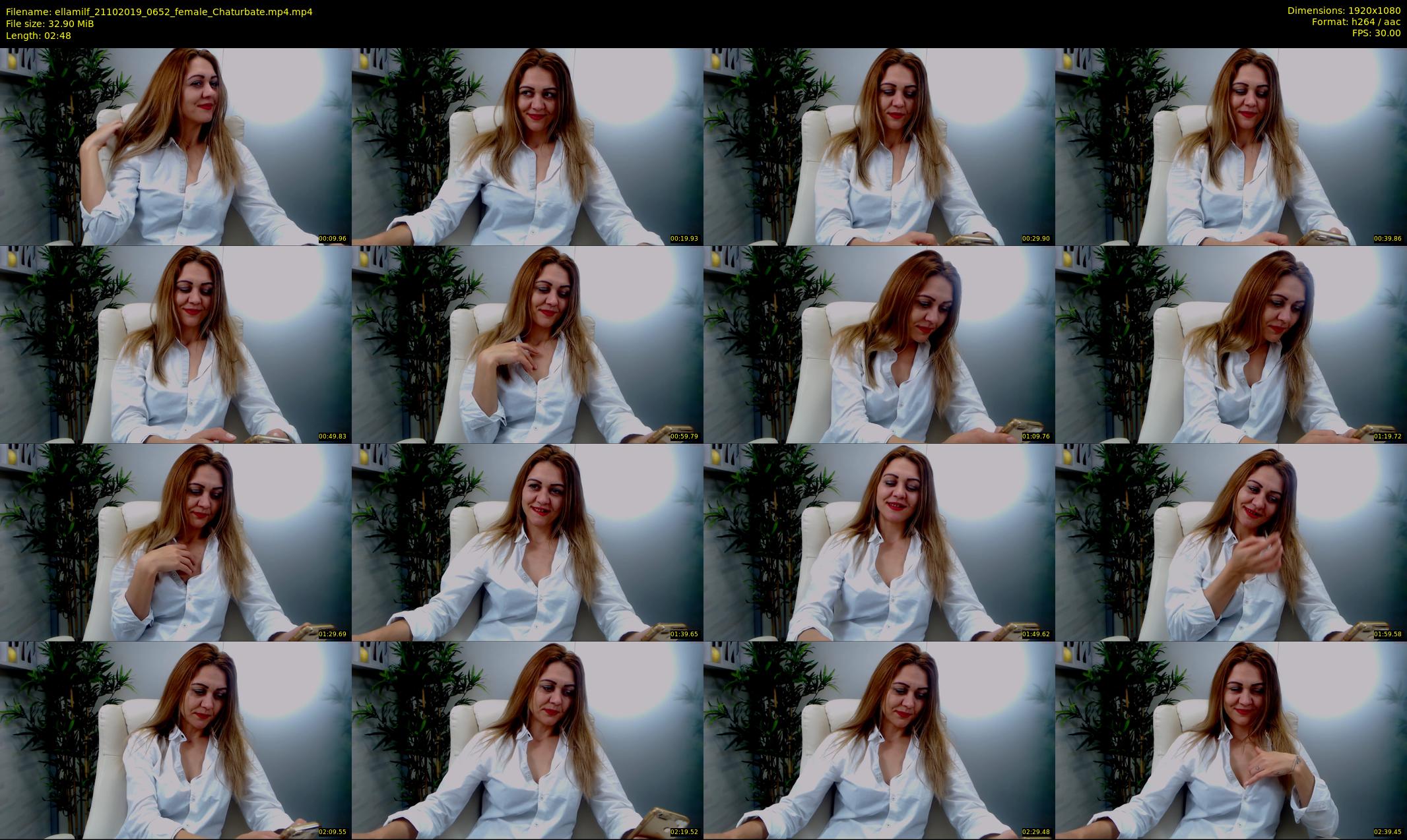 ellamilf — 3 minute Chaturbate female cam show recording, 1080p, Oct 21, 2019