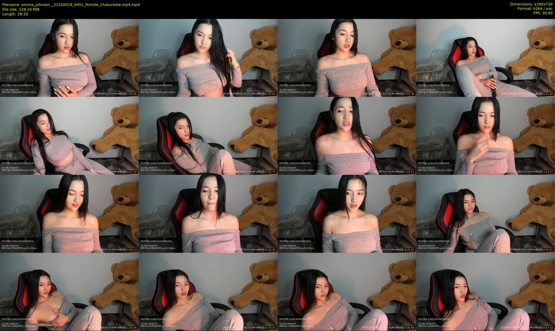 emma_johnson_ — 29 minute Chaturbate female cam show recording, 720p, Oct 22, 2019