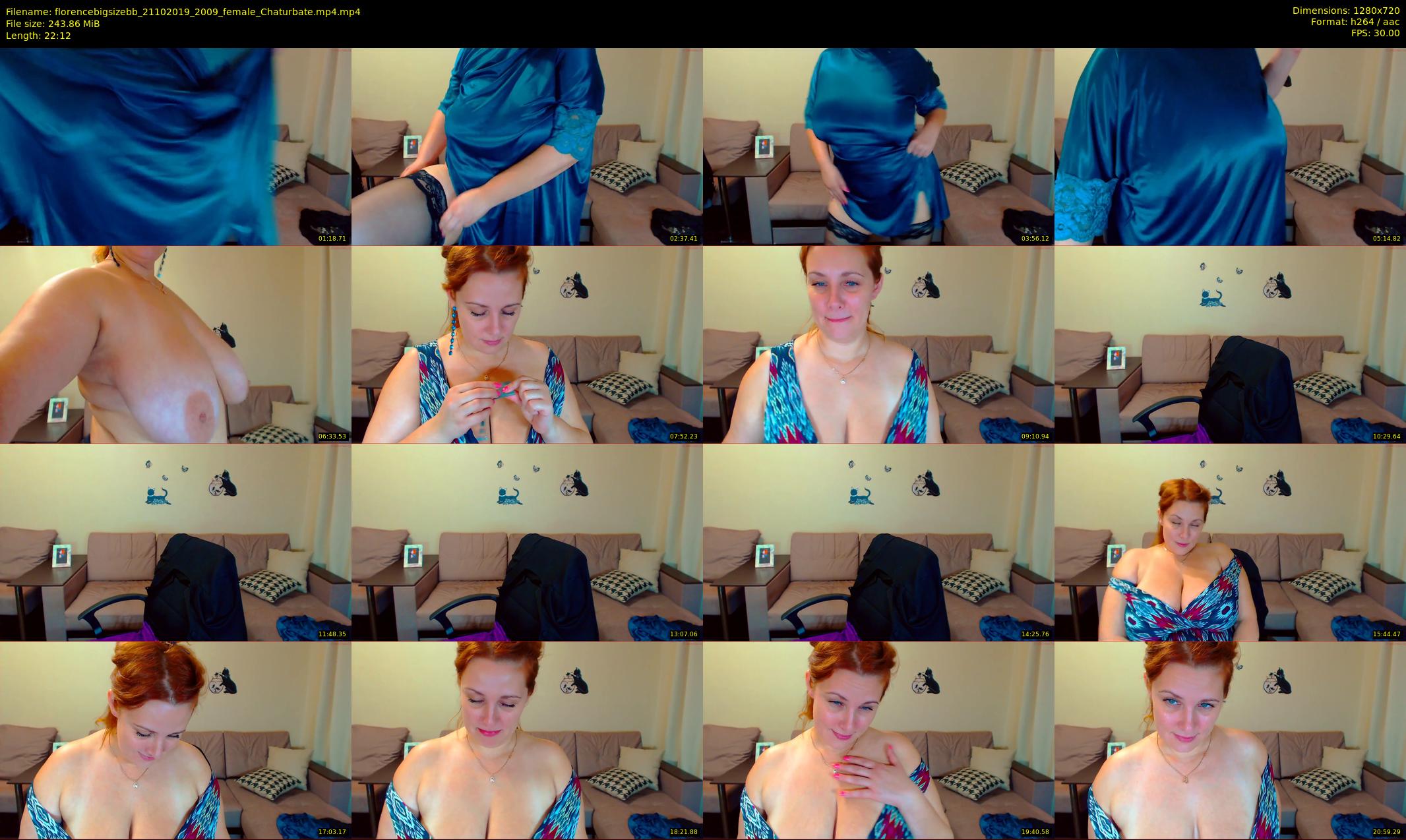 florencebigsizebb — 23 minute Chaturbate female cam show recording, 720p, Oct 21, 2019