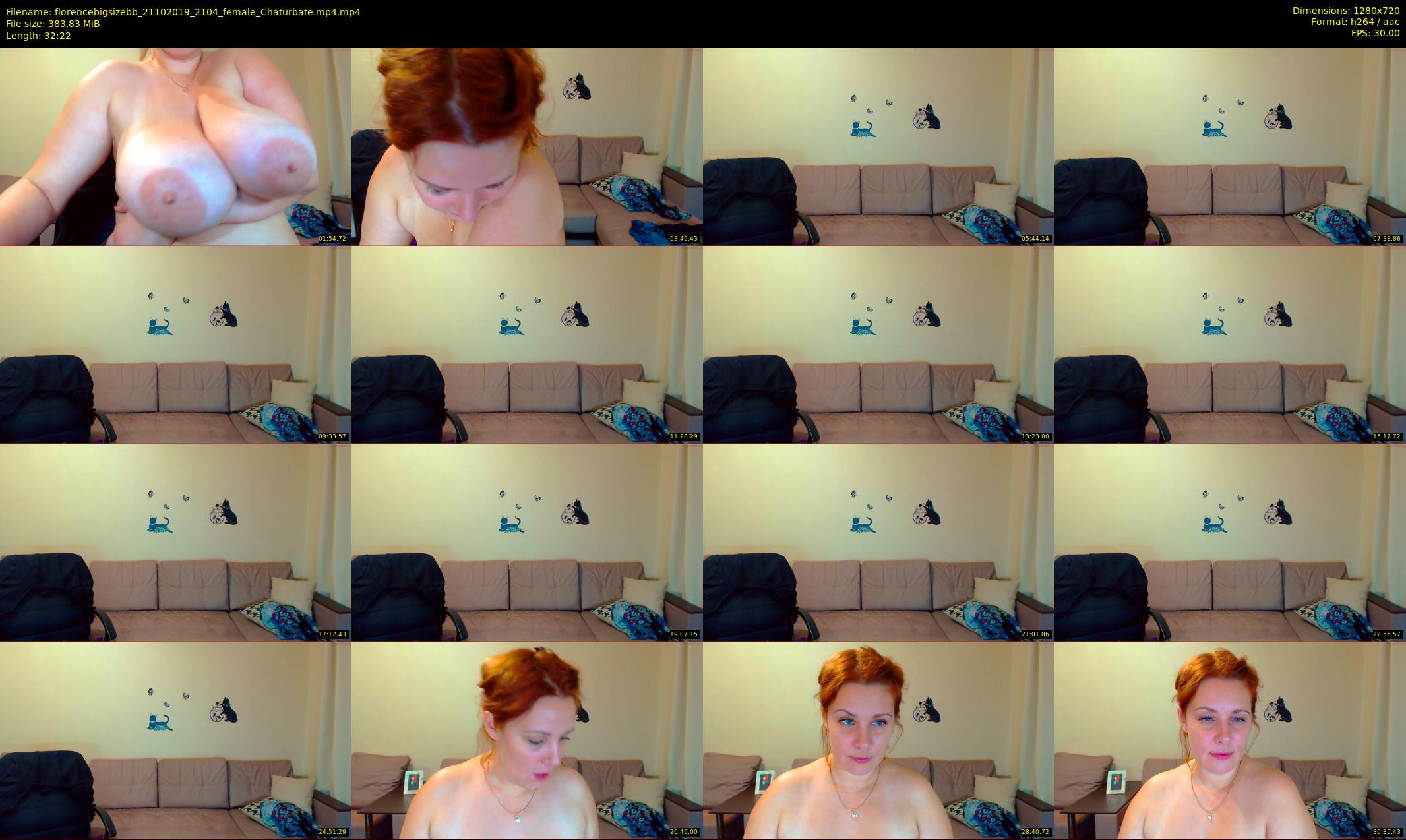florencebigsizebb — 33 minute Chaturbate female cam show recording, 720p, Oct 21, 2019
