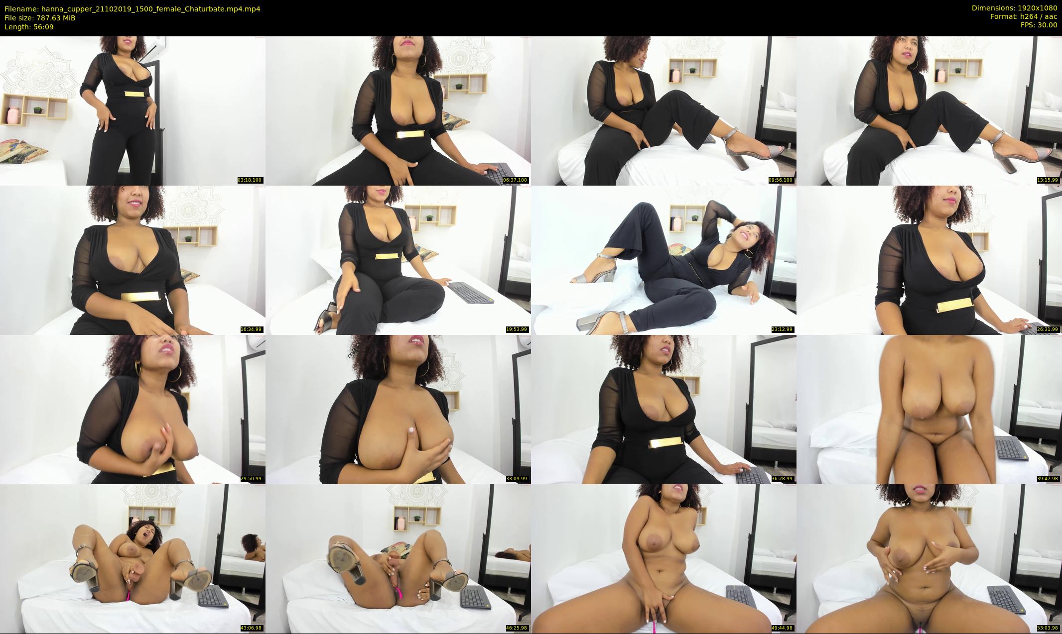 hanna_cupper — 57 minute Chaturbate female cam show recording, 1080p, Oct 21, 2019