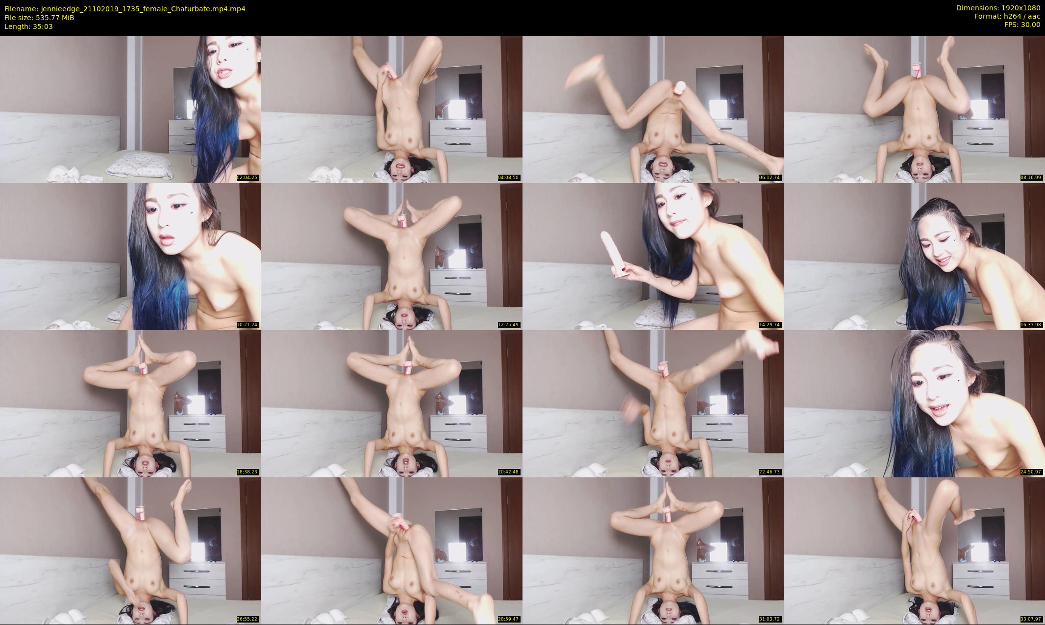 jennieedge — 36 minute Chaturbate female cam show recording, 1080p, Oct 21, 2019