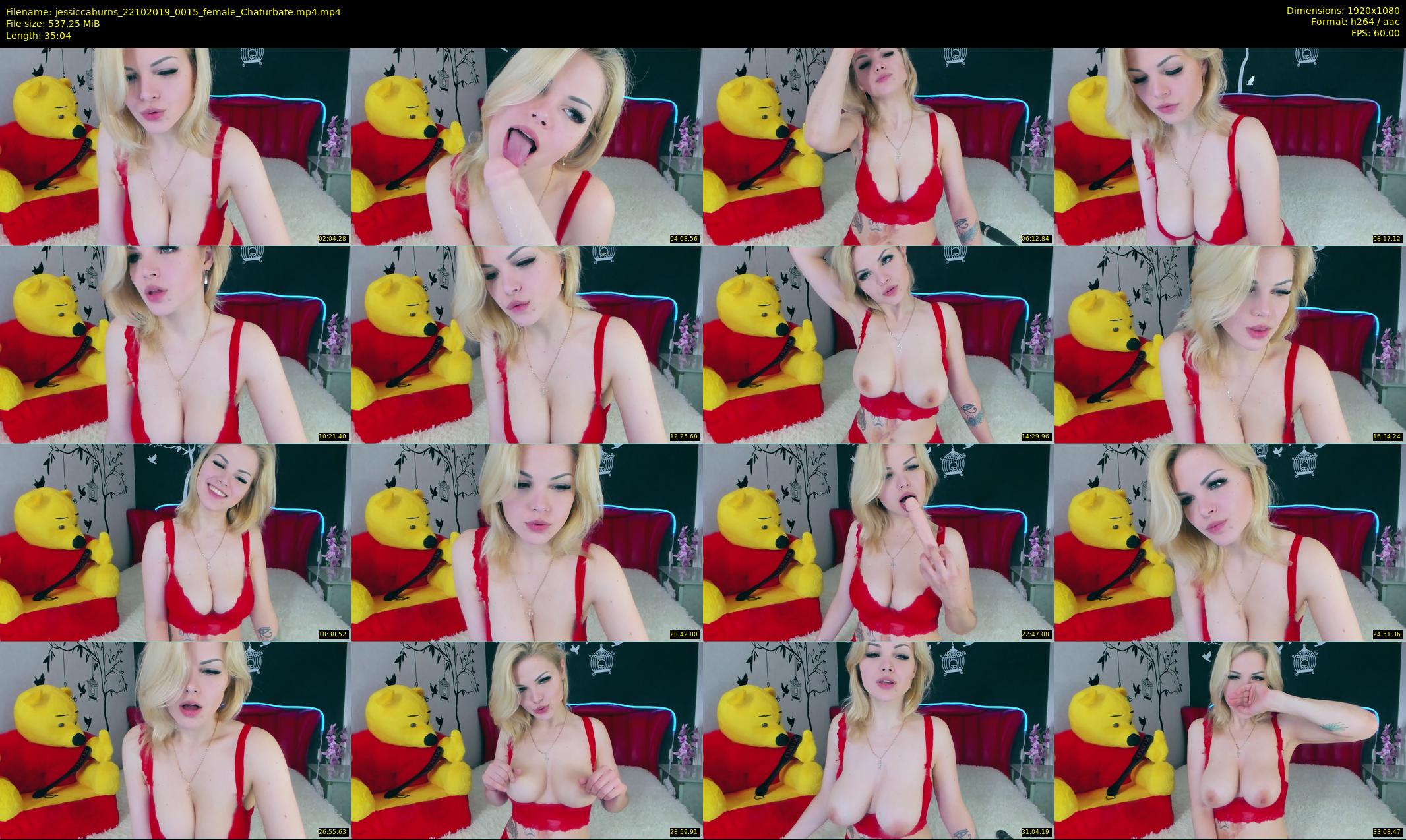 jessiccaburns — 36 minute Chaturbate female cam show recording, 1080p, Oct 22, 2019