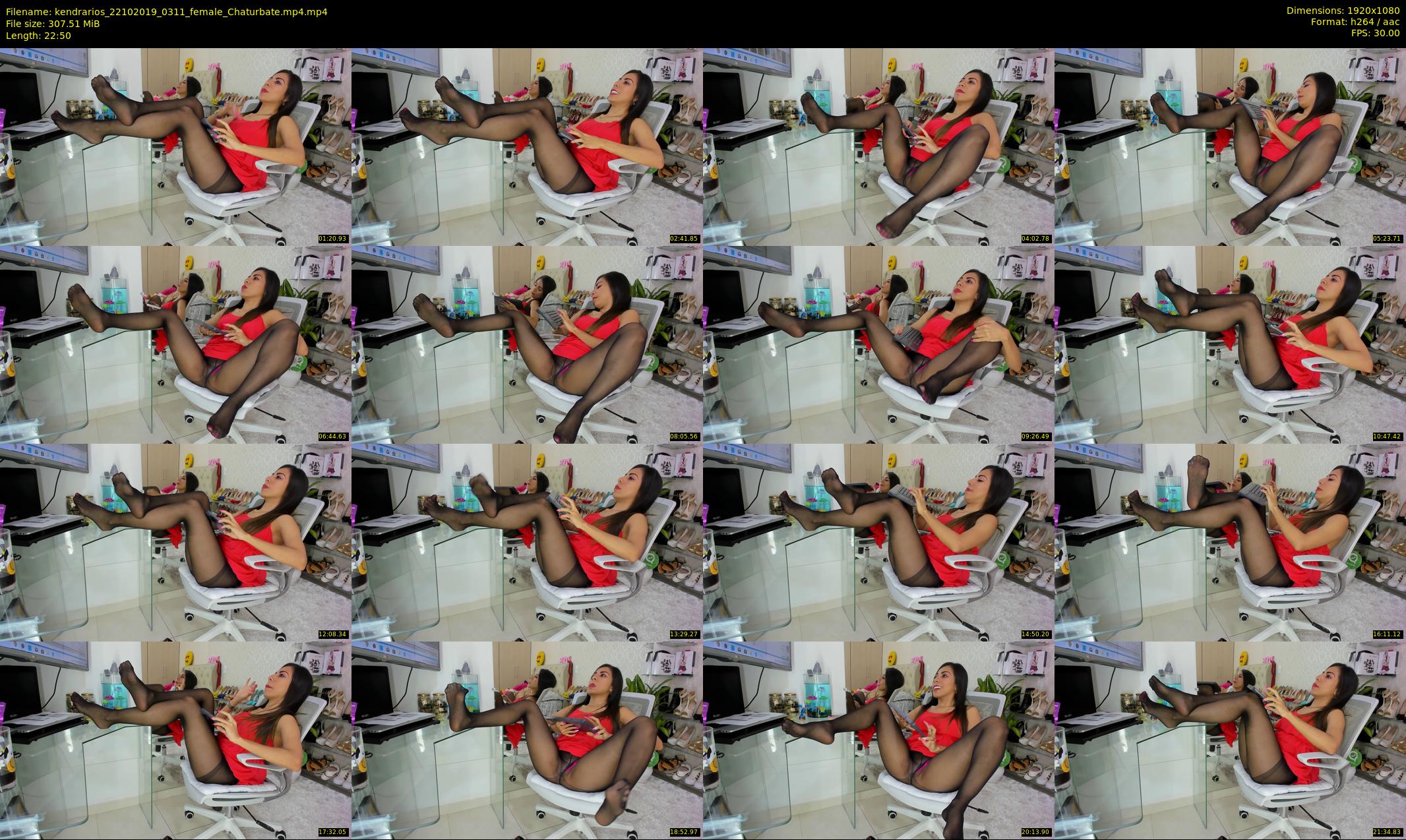 kendrarios — 23 minute Chaturbate female cam show recording, 1080p, Oct 22, 2019