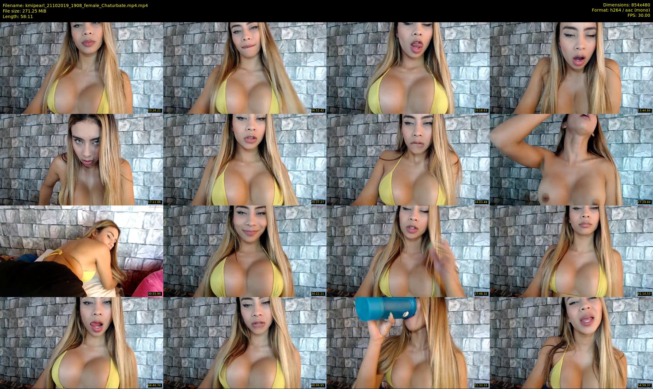 kmipearl — 59 minute Chaturbate female cam show recording, 480p, Oct 21, 2019