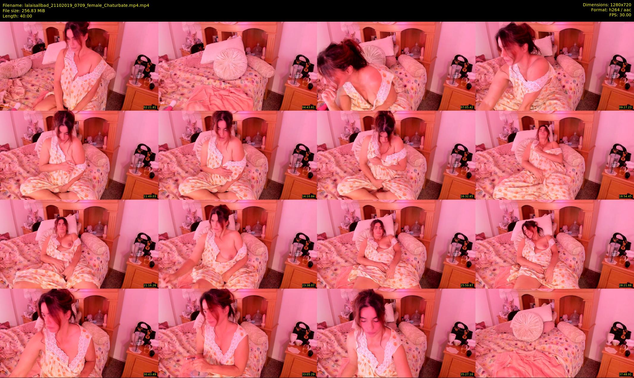 lalaisallbad — 40 minute Chaturbate female cam show recording, 720p, Oct 21, 2019