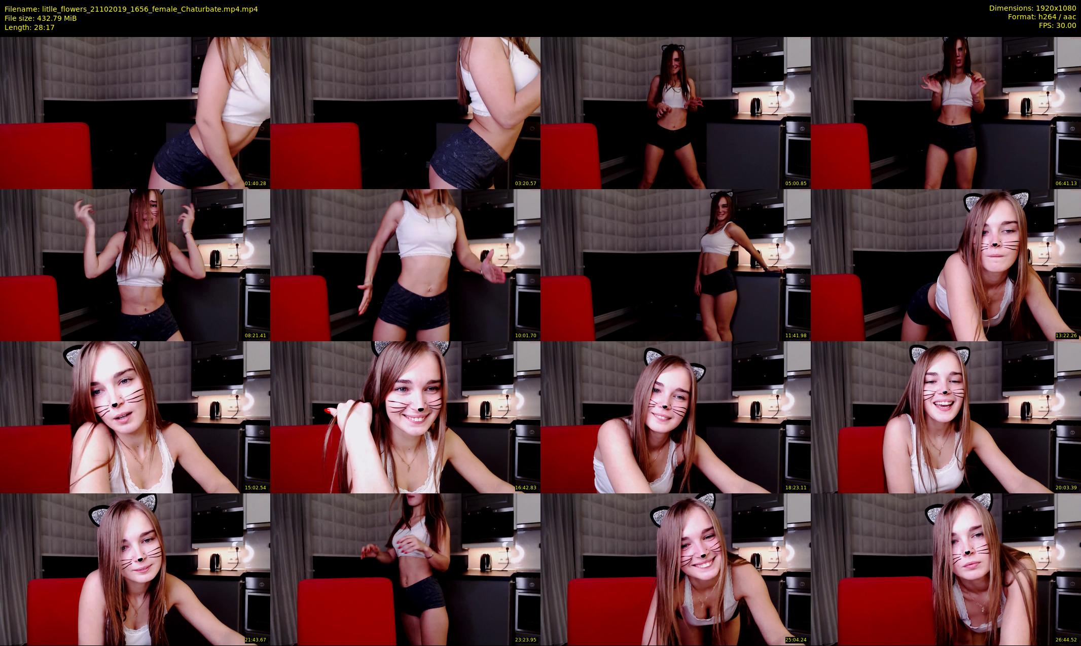 litlle_flowers — 29 minute Chaturbate female cam show recording, 1080p, Oct 21, 2019