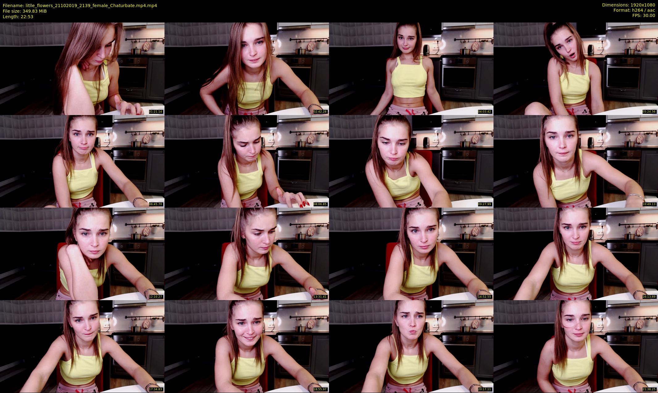 litlle_flowers — 23 minute Chaturbate female cam show recording, 1080p, Oct 21, 2019
