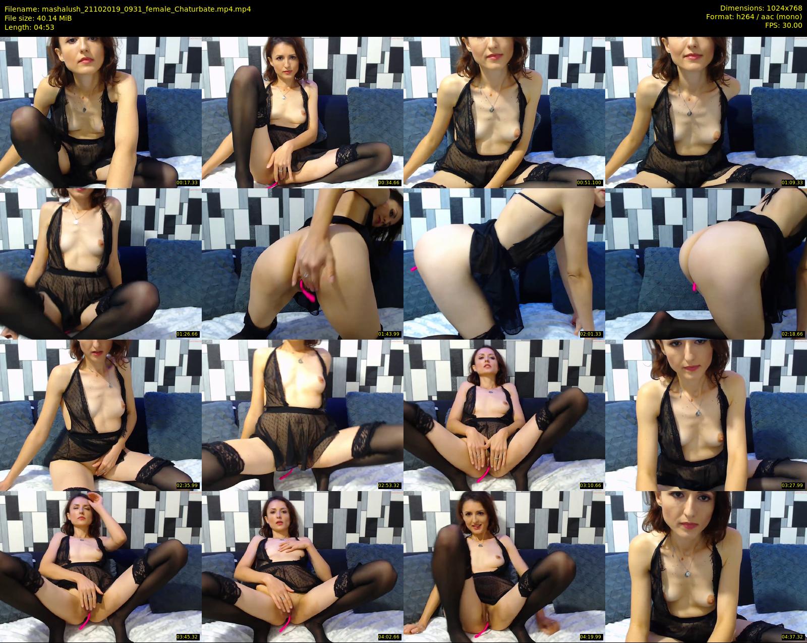 mashalush — 5 minute Chaturbate female cam show recording, 720p, Oct 21, 2019