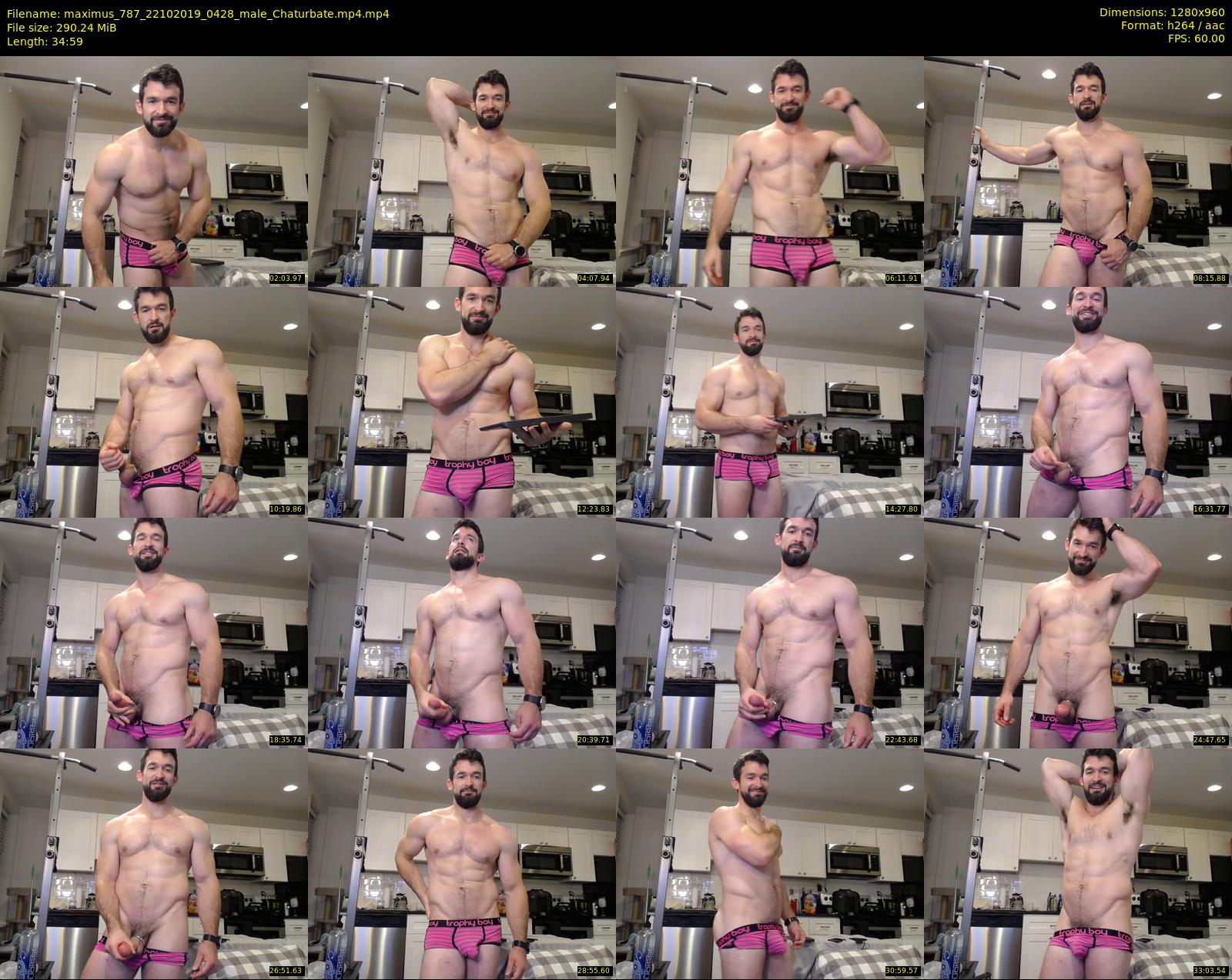 maximus_787 — 35 minute Chaturbate male cam show recording, 720p, Oct 22, 2019