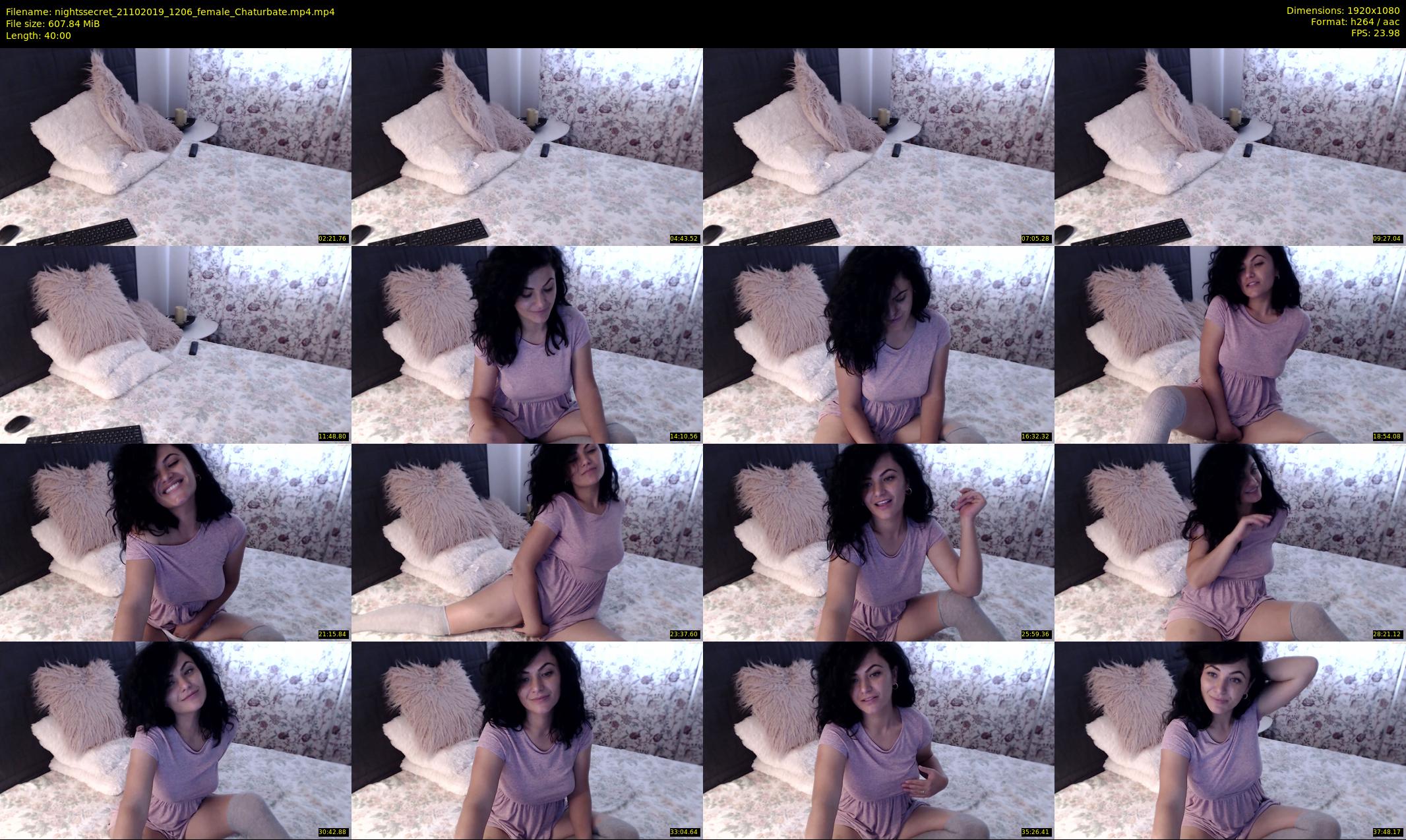 nightssecret — 40 minute Chaturbate female cam show recording, 1080p, Oct 21, 2019