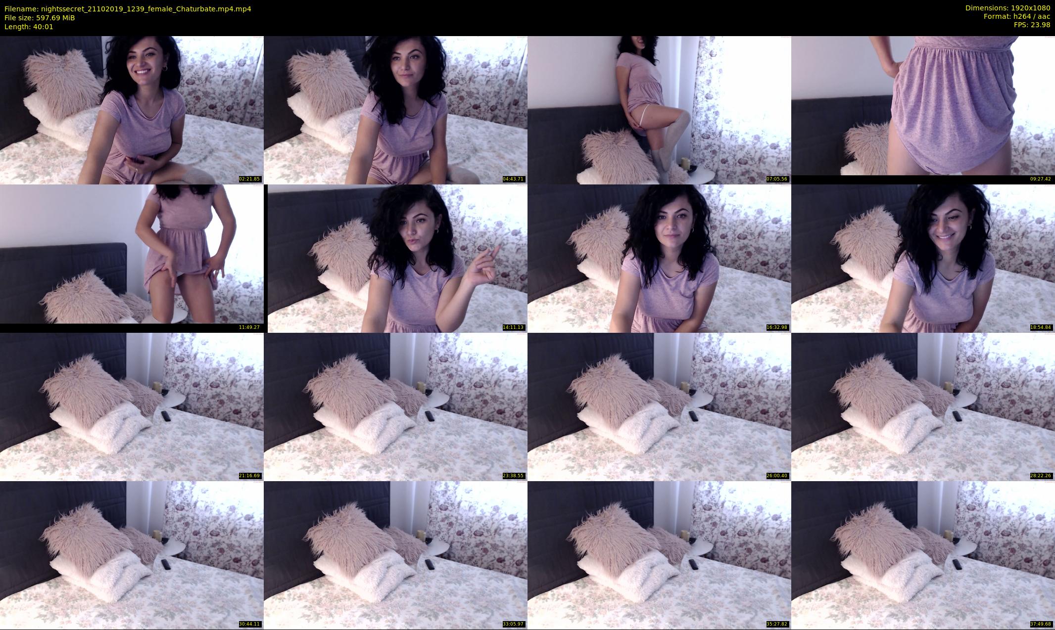 nightssecret — 41 minute Chaturbate female cam show recording, 1080p, Oct 21, 2019